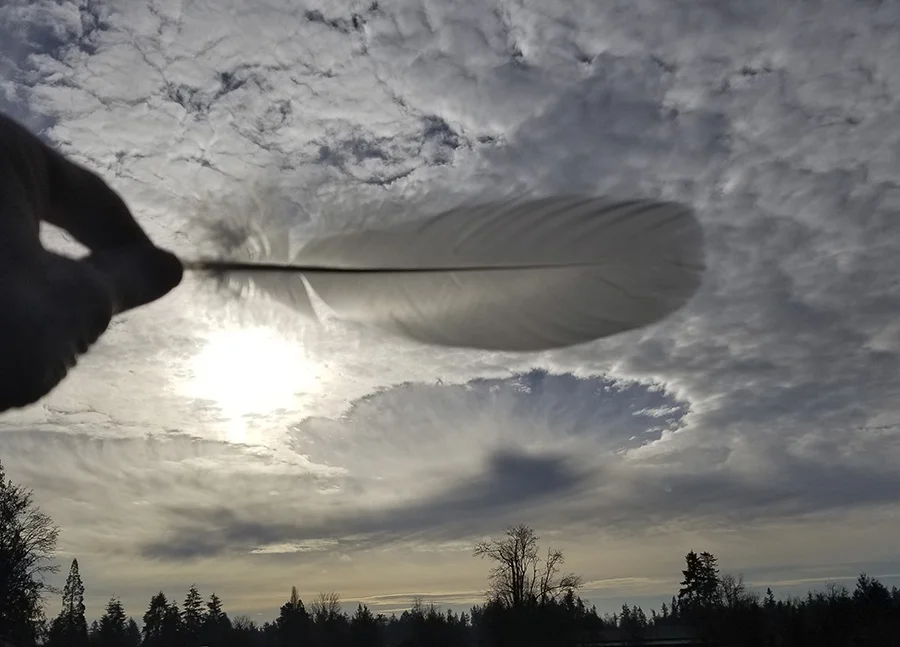 unusual winter cloud