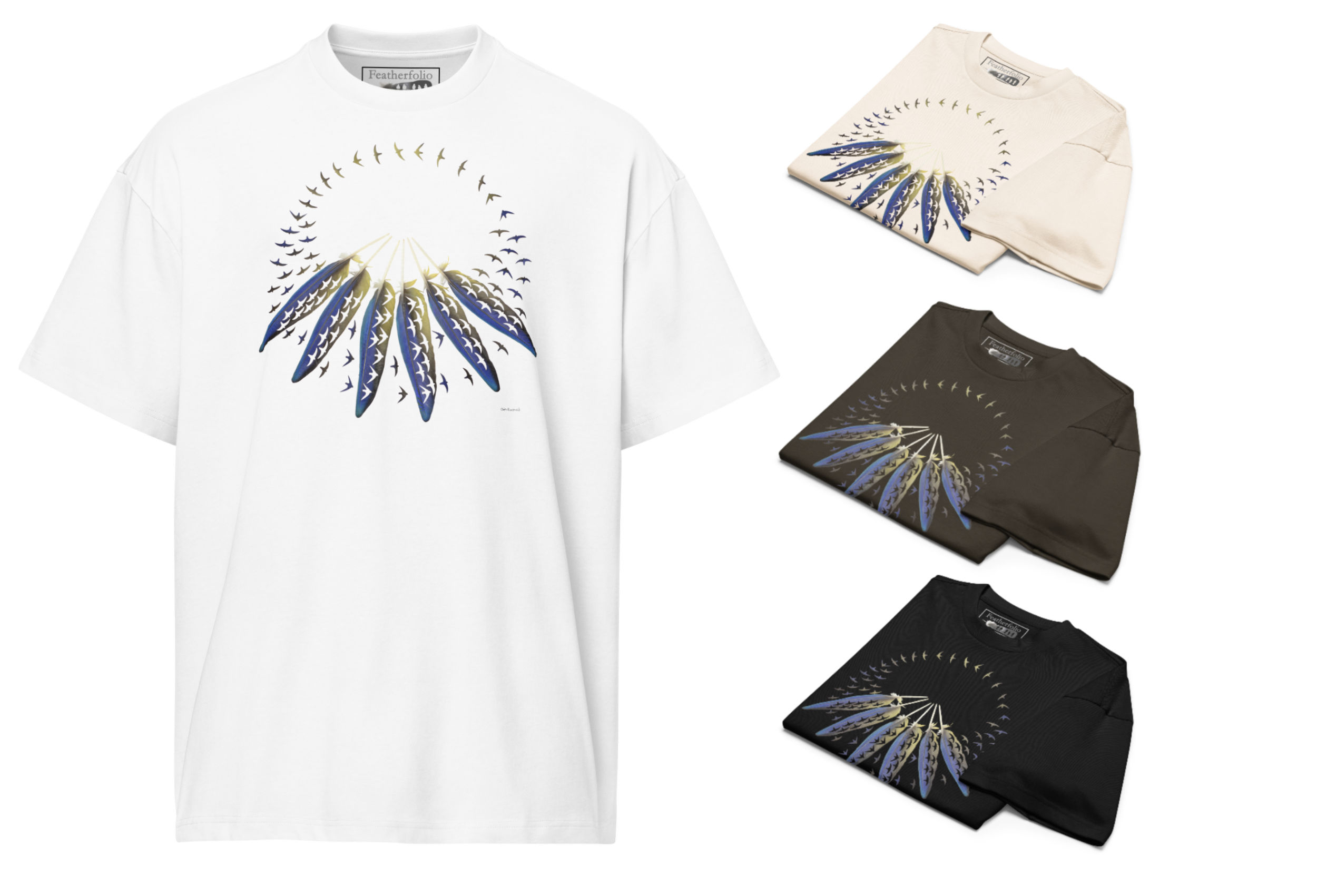 'Around' T-Shirt — Featherfolio