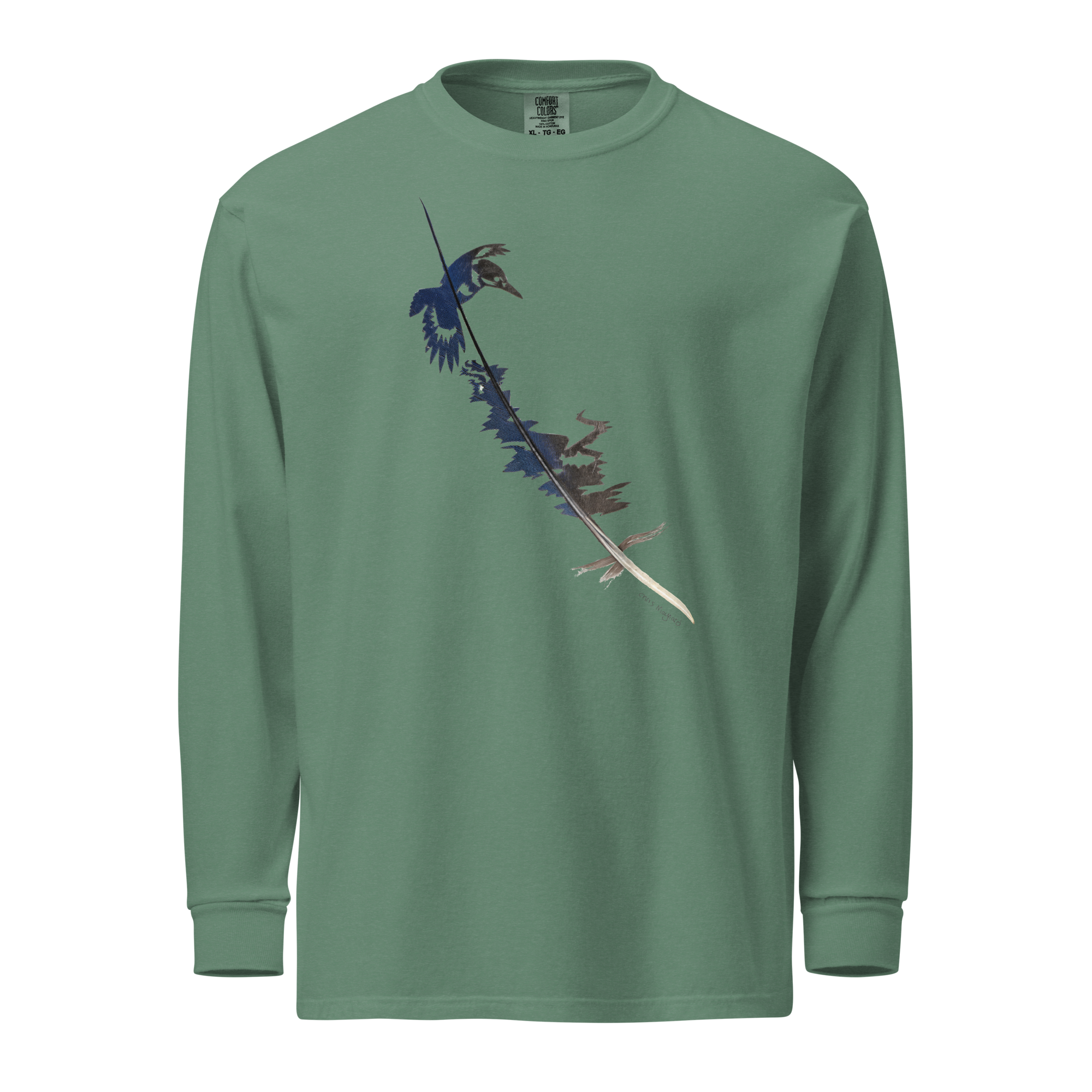 unisex-garment-dyed-heavyweight-long-sleeve-shirt-light-green-front-699d33c2e5328.png
