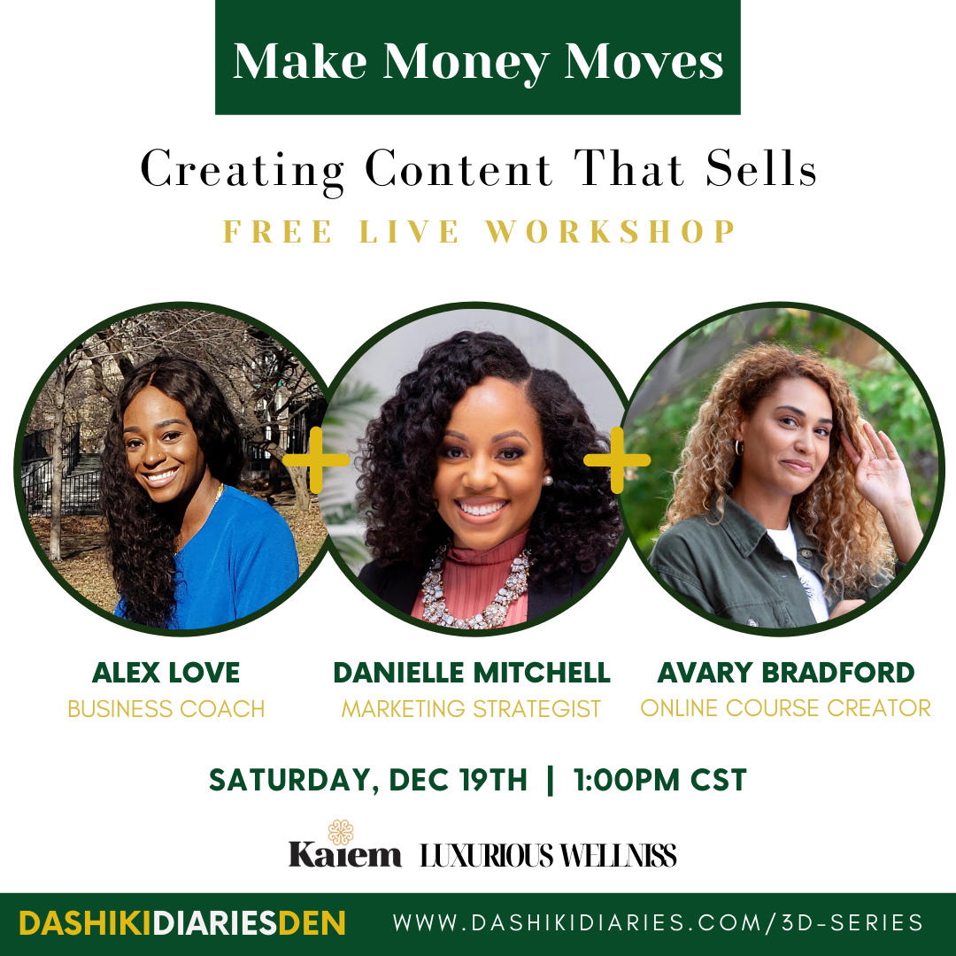 women's business conference at dashiki diaries den