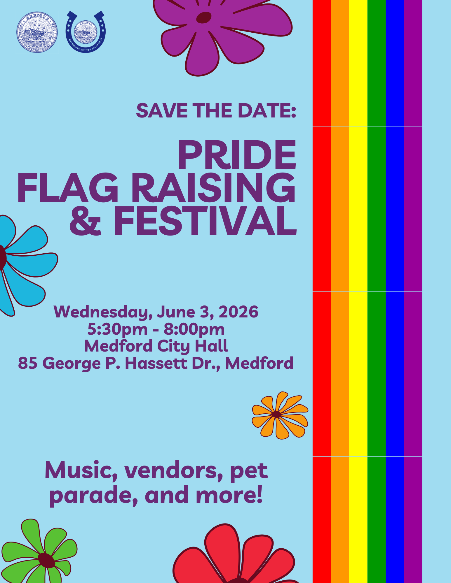 Medford Pride Flag Raising