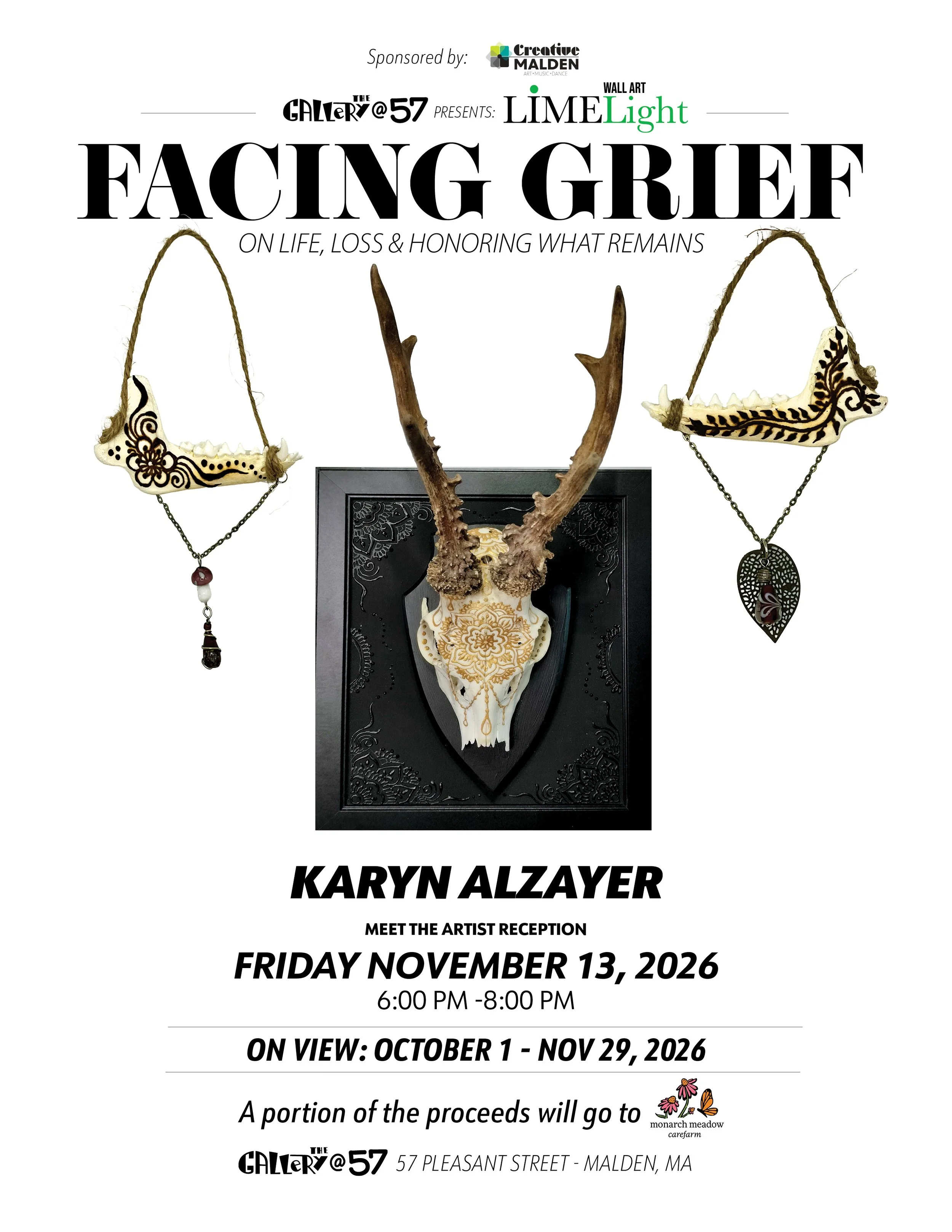 Facing Grief: On Life, Loss &amp; Honoring What Remains,  Meet the Artist Reception