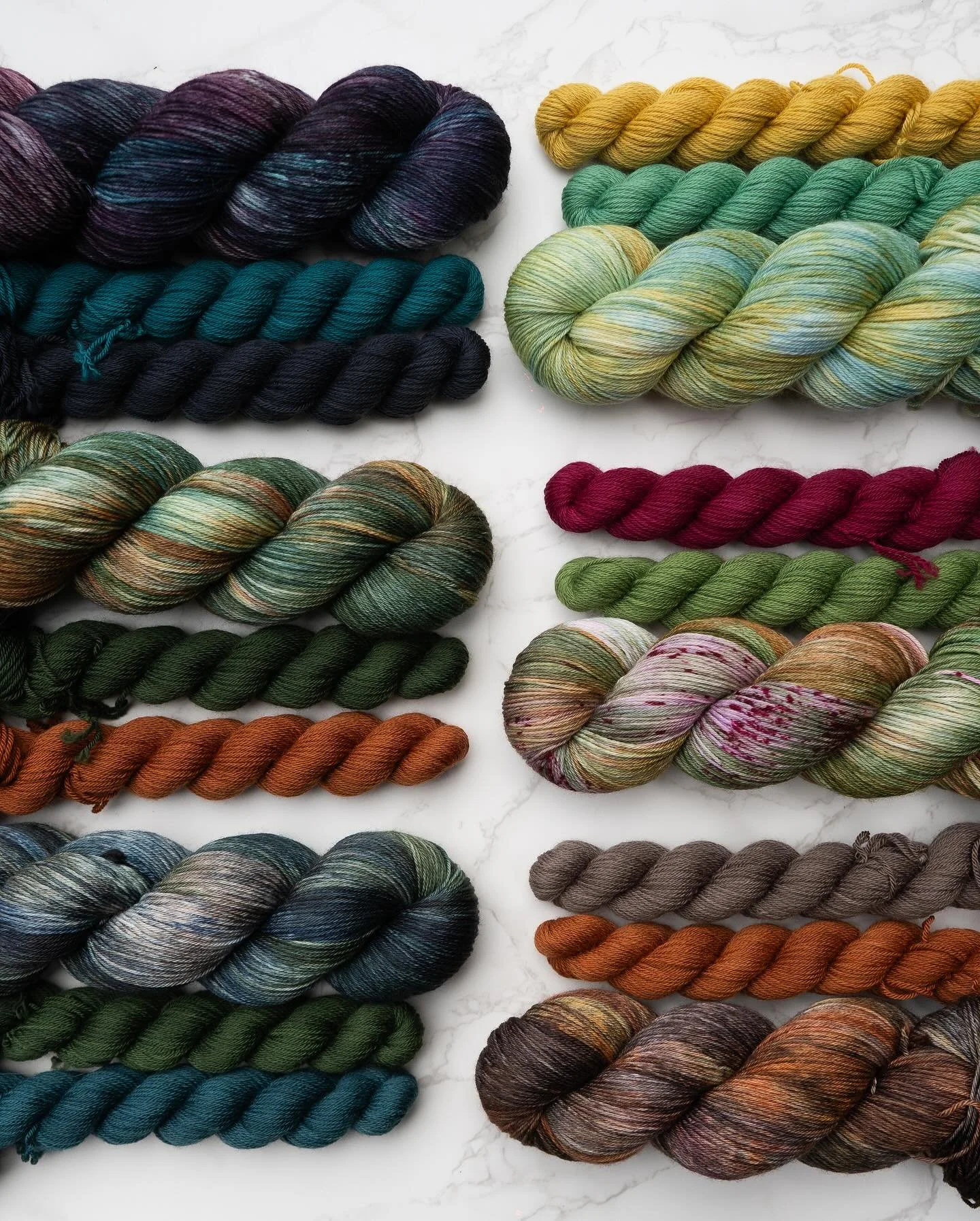 The Fellowship of the Skein: Sock Sets 🧦

So excited to show y&rsquo;all the sock set offerings we have this time around! We&rsquo;ll have both Cove Sock and Cove DK available for this collection, and each set is paired with 2 minis. Swipe through t