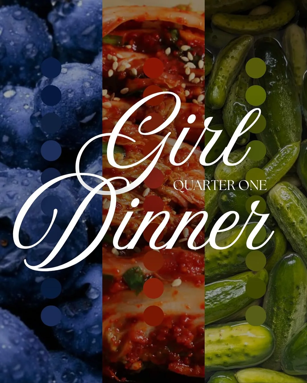 GIRL DINNER: Q1 🫐🌶️🥒

I am SO excited to show y&rsquo;all the first three colourways for next years mystery yarn club. 

BLUEBERRY 🫐 
One of my favourite, most snackable fruit. We&rsquo;re going for a bright, electric blue. Similar intensity to p