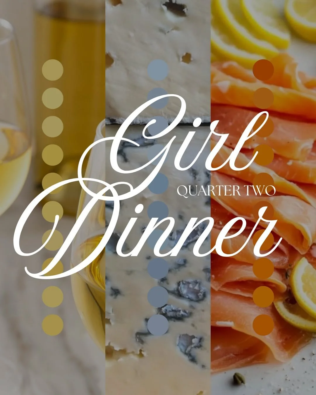 GIRL DINNER: Q2 🍷🧀 🍣

I am SO excited to show y&rsquo;all the next three colourways for 2026&rsquo;s mystery yarn club.

CHARDONNAY 🍷
What I love to call the white wine for red wine drinkers&hellip; Is there anything better than a warm, oaky, ful