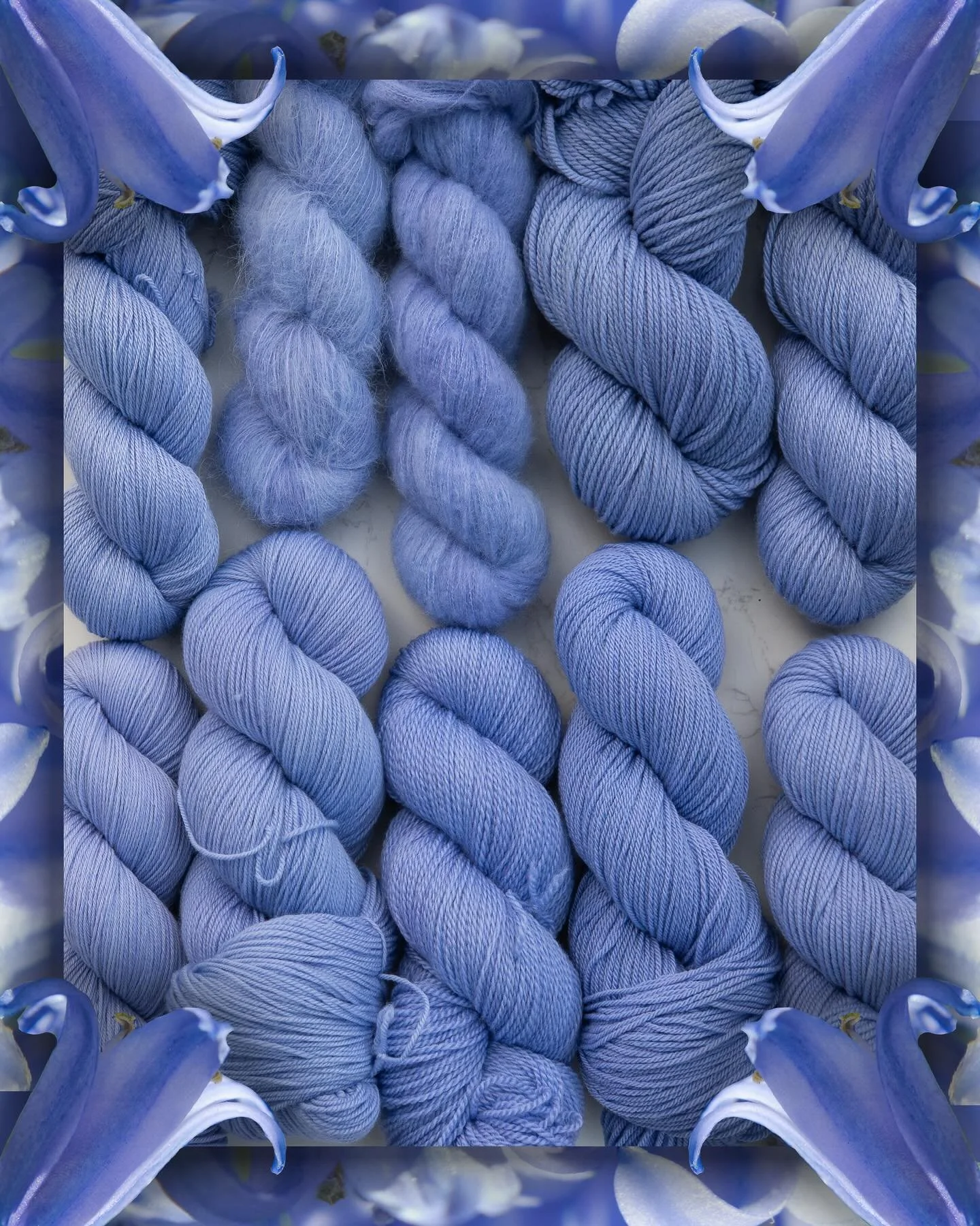 BLUEBELL 🩵💜

Our second to last colourway for this collection is from all the way back in January. Originally called Artist&rsquo;s Palette, this cool toned purple is an icy lavender blurple that I&rsquo;m just obsessed with 😍

Bases L-R top: Bamb