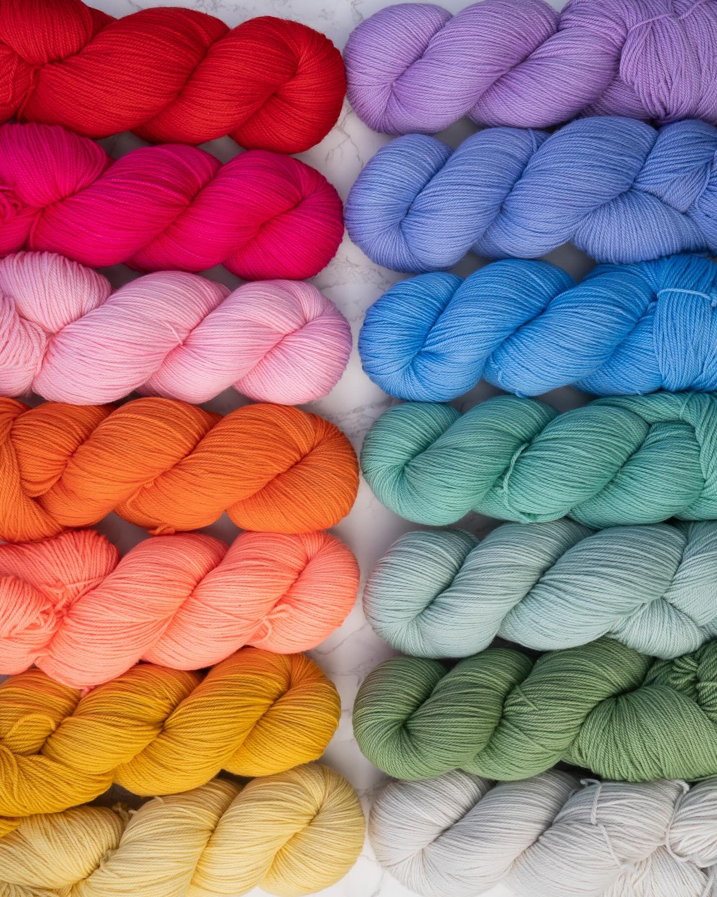 And we&rsquo;re live! 🎉

The BOTANICAL GARDENS collection pre-order is available to shop on our website from now until next Sunday 🌺🌸🌼🌻🌷🪻

To celebrate, all in-stock yarn is also 20% off ❤️

Happy shopping!