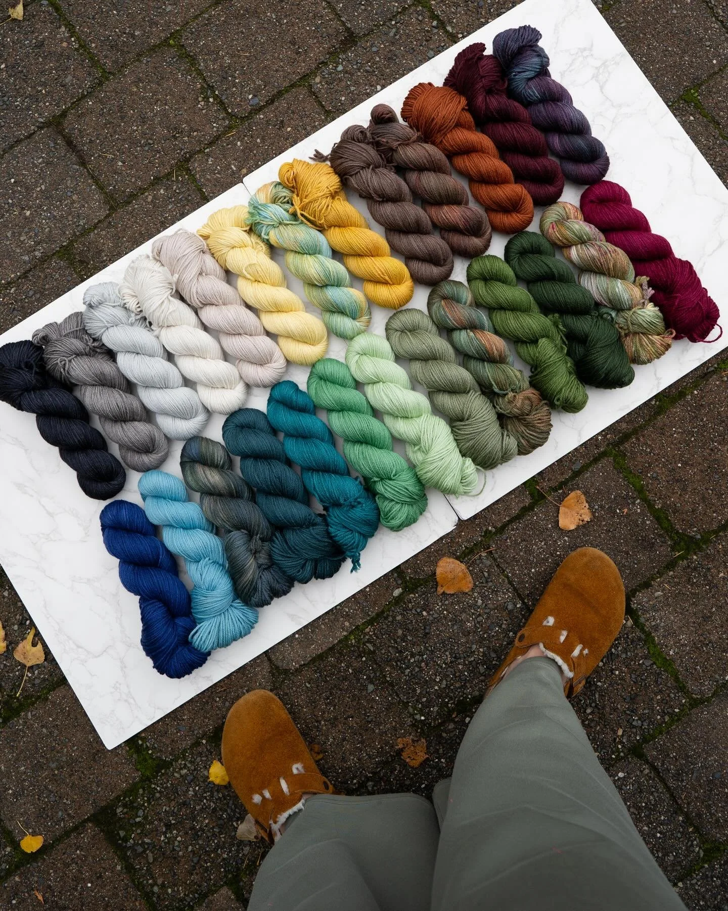 Mark your calendars, it&rsquo;s in-stock update time! 👀🧶

The Fellowship of the Skein leftovers are hitting the shop this Friday at 5pm PST ❤️ we&rsquo;ve got a couple hundred or so skeins ready to ship, and I&rsquo;ll be sharing a Google spreadshe