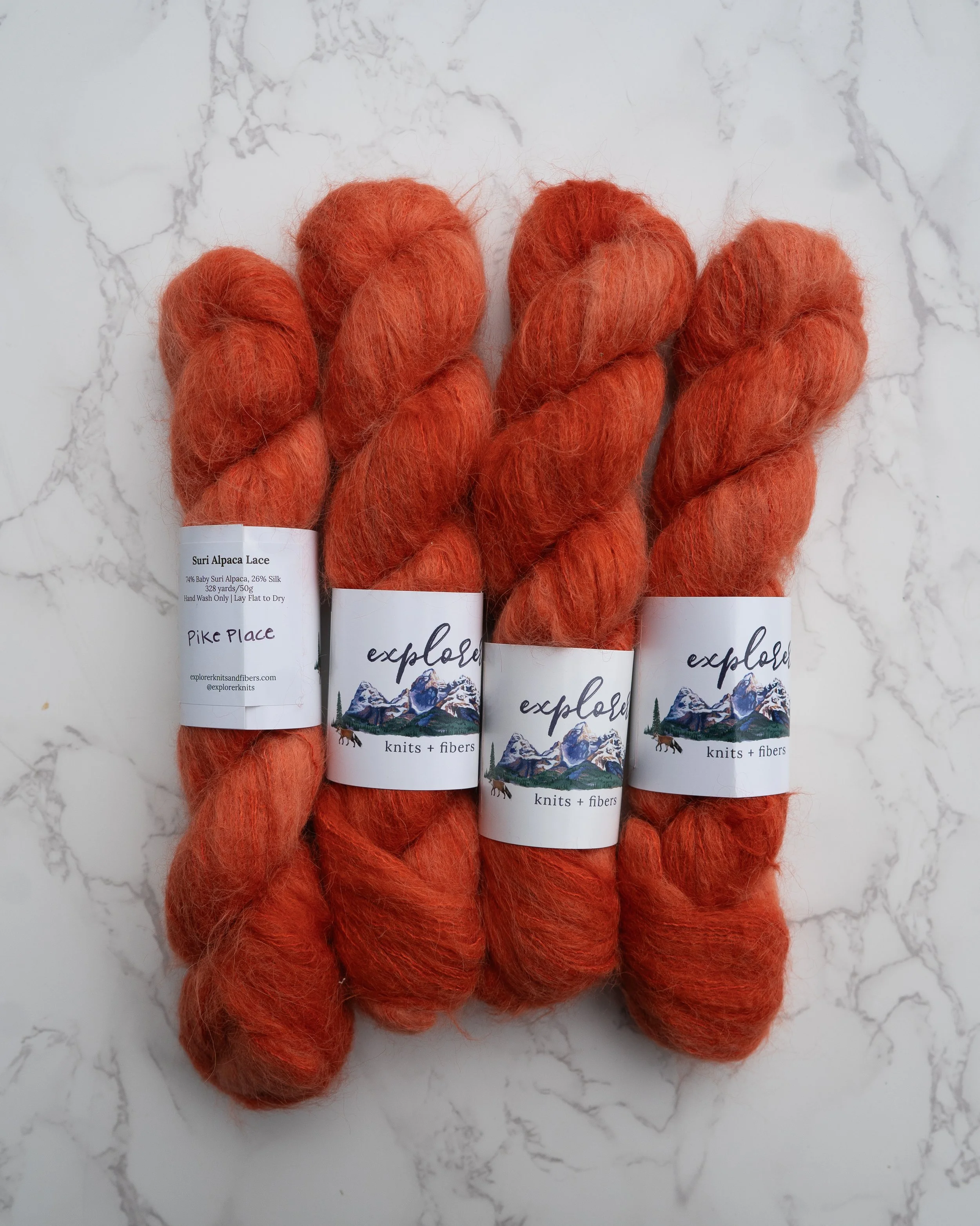Explorer Knits and Fibers - Pike Place Suri (4 skeins)