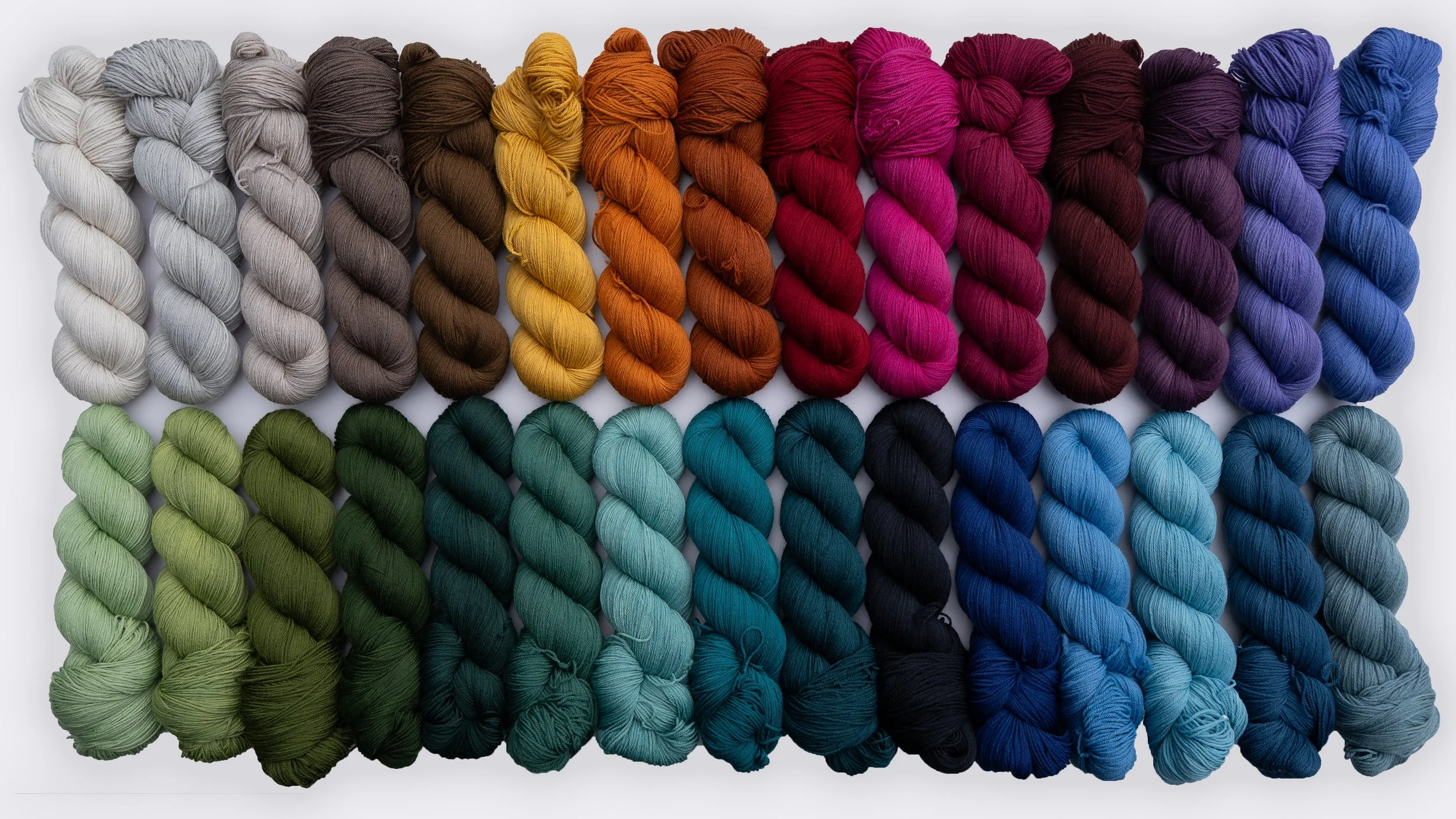 Merino Nylon Sock Yarn Hand Dyed