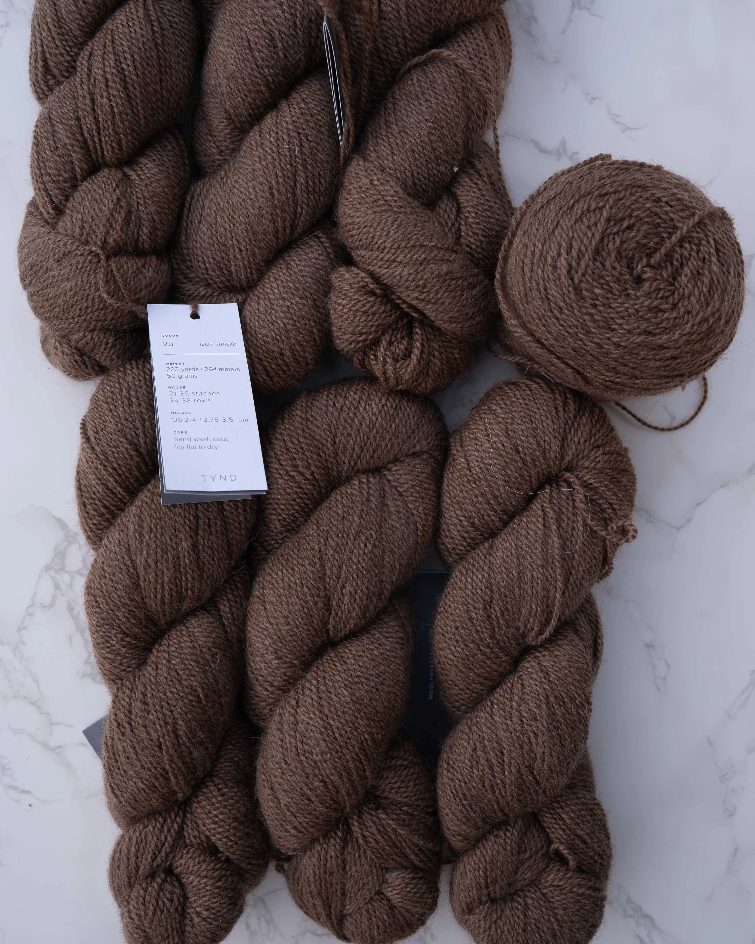 Woolfolk Tynd in shade 23 (6 Skeins + 1 Full Cake)