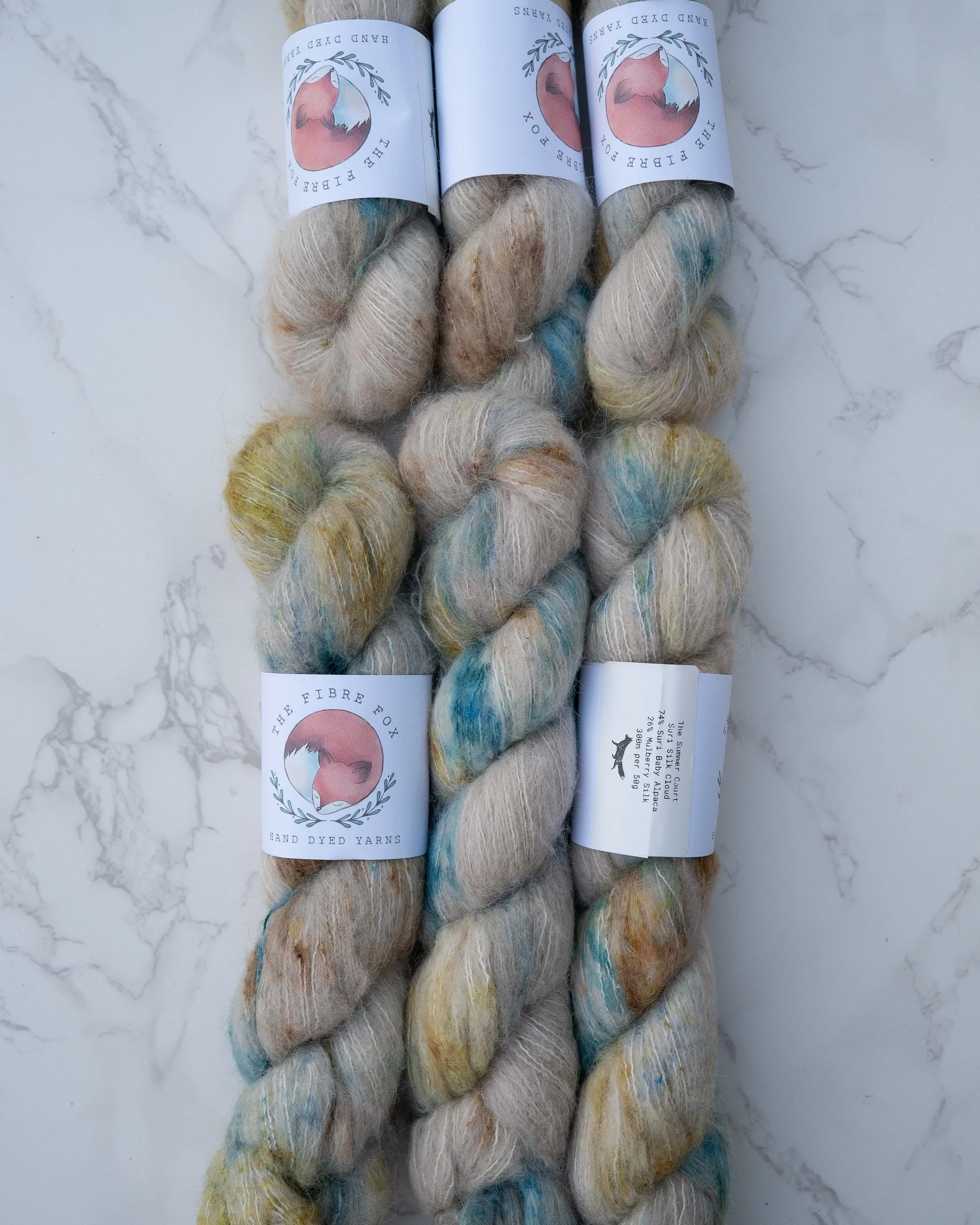 The Fibre Fox - Summer Court on Suri (6 Skeins)