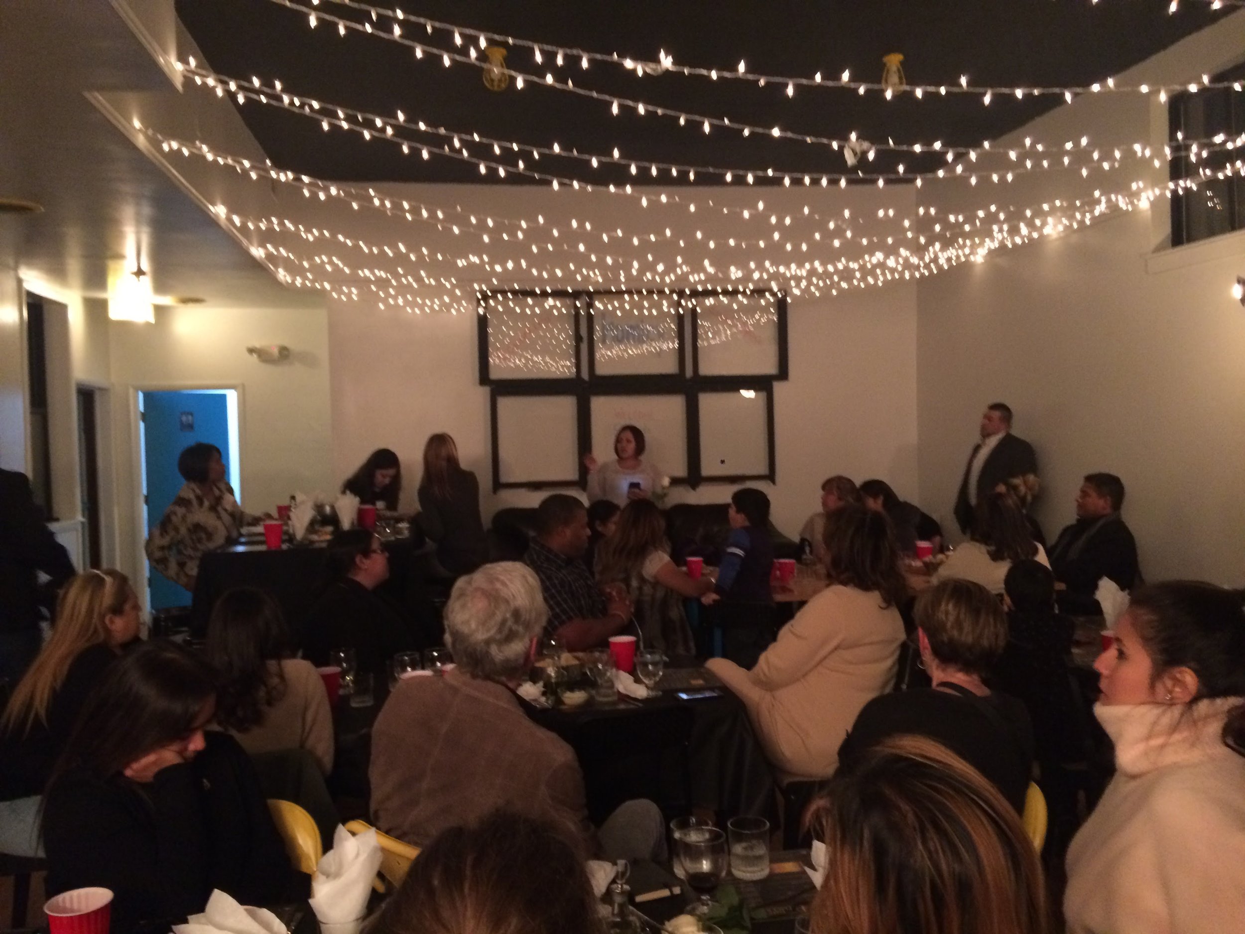 Motivational speaker Celia Colon delivers a beautiful poem she wrote especially for families.