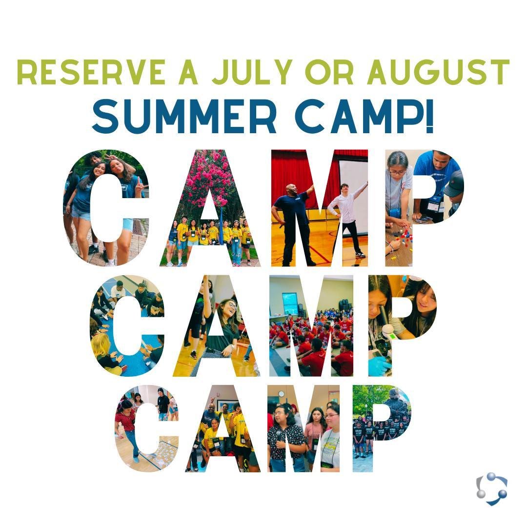 🌞 Camp dates are still available for July and August 2024. 📨 Email sales@focustraining.com to start planning a camp for your middle school or early high school students! 

🔵 🟢 🟠 
#focustrainingedu #collegematters #camp #summercamp #collegefit #s