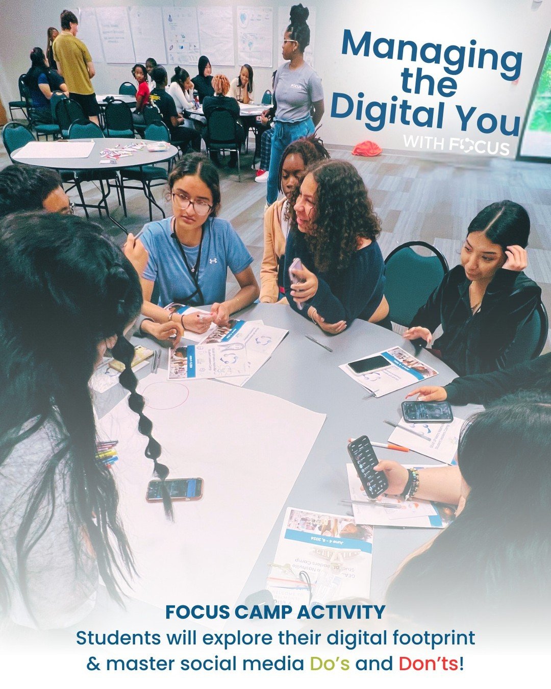 Boost your #FOCUSCamp with a 'Managing the Digital You' session! 🌟 Students will leave with top tips for navigating social media, understanding their #DigitalFootprint, and tackling #Cyberbullying with confidence. ✅ Ask us how! ➡️ sales@focustrainin