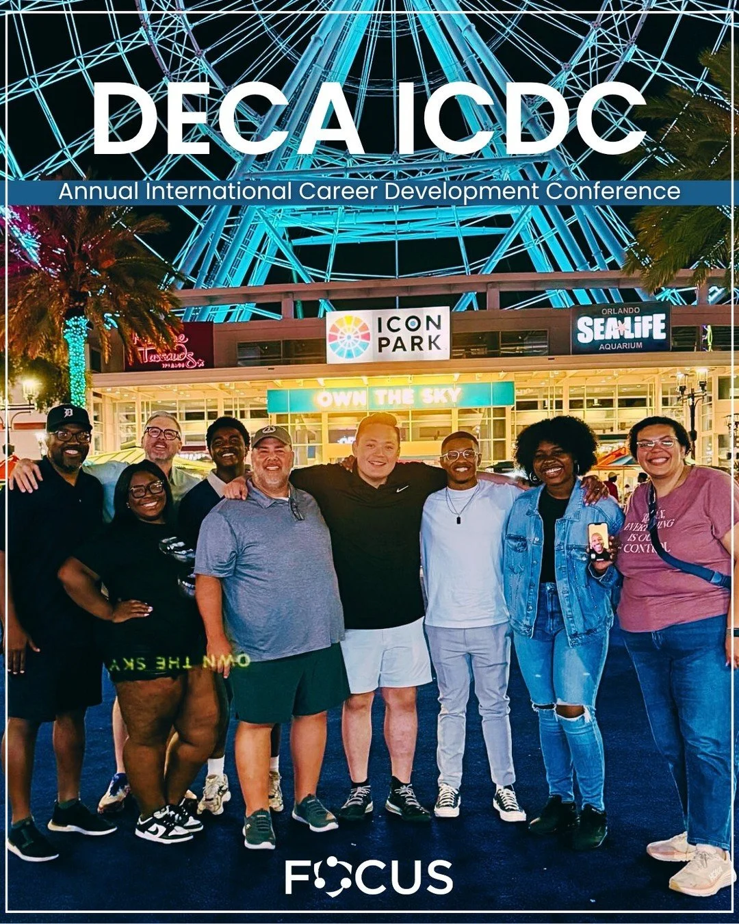Throwback to the smiling faces of our #FOCUStrainers after another successful year of training at #DECAICDC!

⭐ ICDC is the culmination of the DECA year with more than 25,000 high school students, teacher-advisors, business professionals, and alumni 
