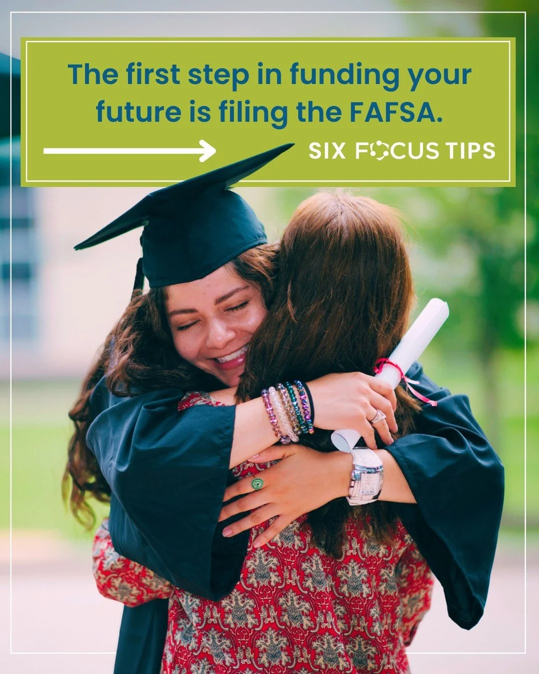 Here are six tips for successful FAFSA completions:

1️⃣ Find and review a list of documents needed for filing.
2️⃣ Create your FSA ID and keep it in a safe place.
3️⃣ Use a reliable email address.
4️⃣ Use tax information from 2024.
5️⃣ List up to te
