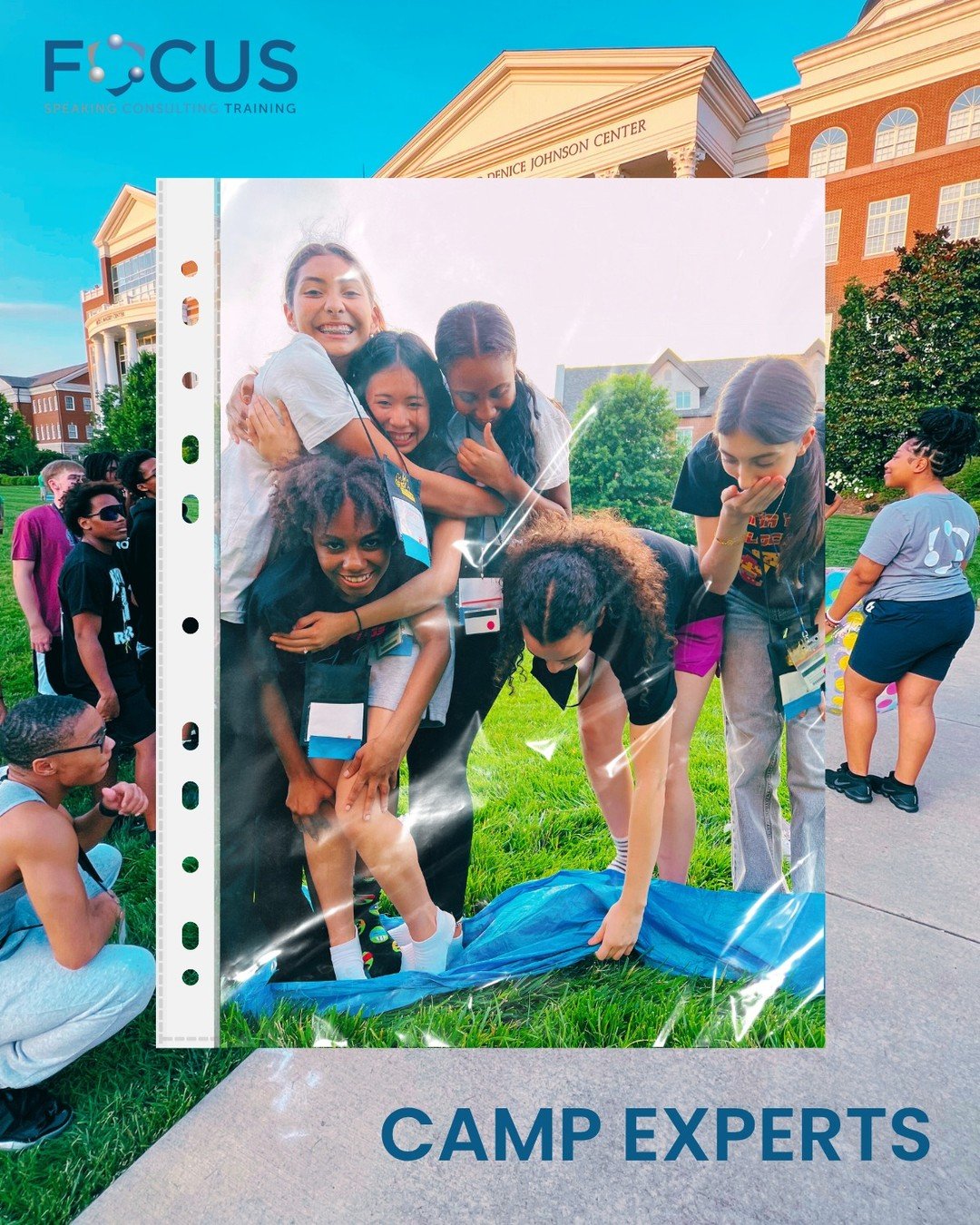 Hosted on a college campus or your site of choice, FOCUS Camps are immersive experiences that engage grades 7-12 in exploring college and career readiness. 

Ask us which FOCUS Camp is right for your students 📨 sales@focustraining.com

🔵 🟢 🟠
#FOC