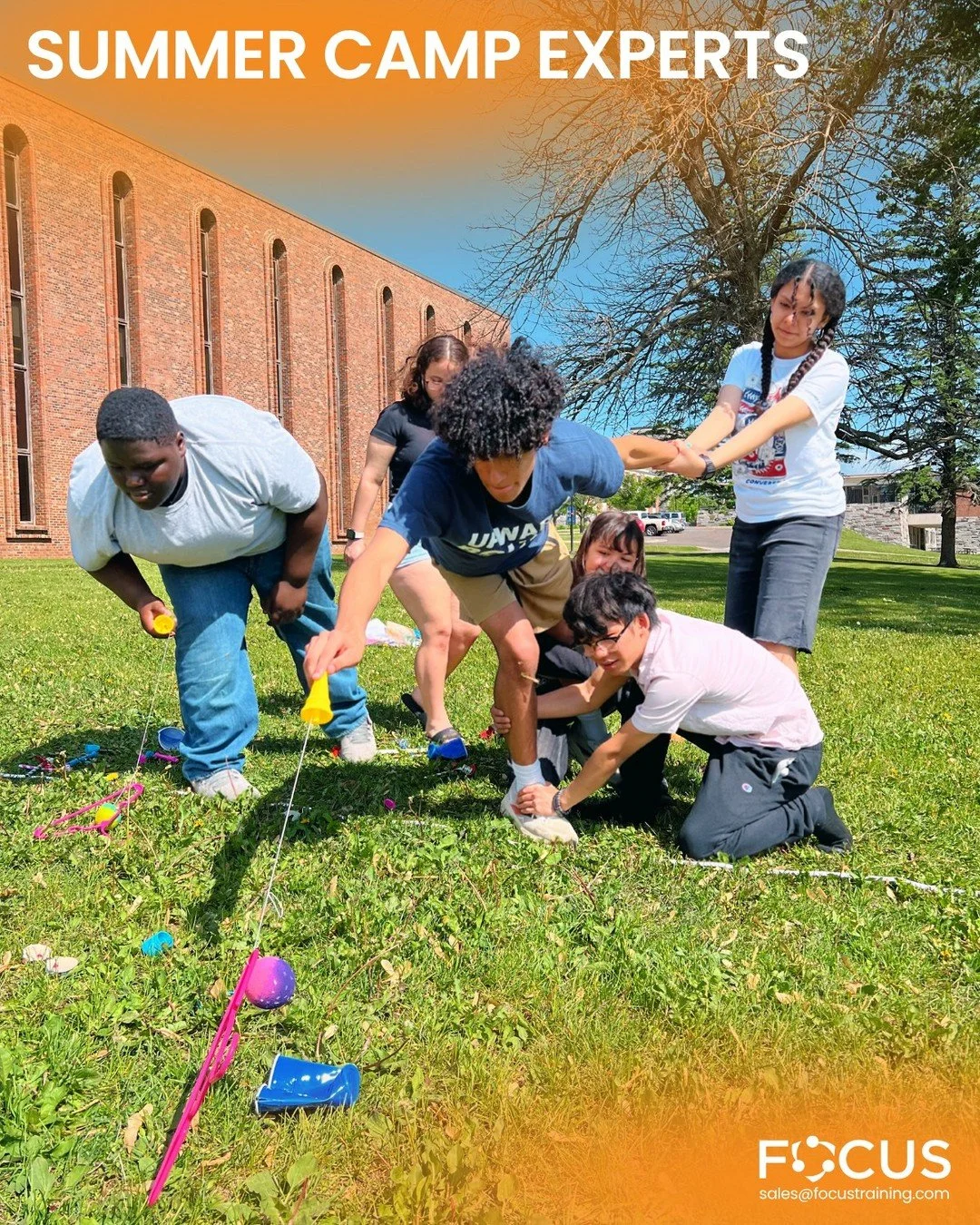 Every season is a reason for camp! 🎓☀️ 

From middle school leadership foundations to college readiness for upperclassmen, FOCUS camp content grows with your students. Every session is relevant, engaging, and built for long-term success. ✅ Ask us wh