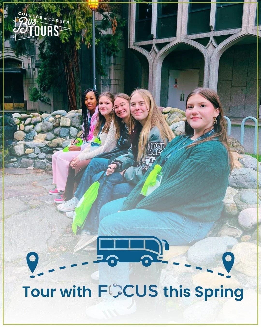 Spring bus tour season is almost here. 🚌

FOCUS Training partners with your team to create customized College &amp; Career Bus Tours that support exploration, confidence, and next steps beyond high school.

Spots fill quickly. Start the conversation