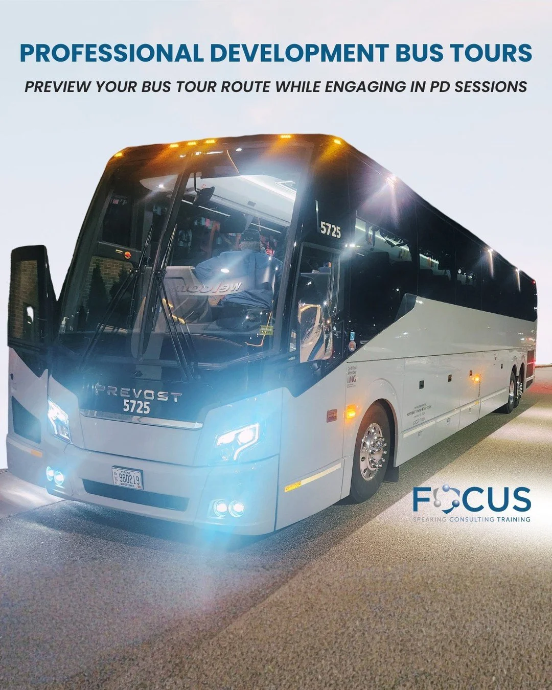 Give your team the chance to connect, reflect, and grow together in a fresh, energizing environment. FOCUS Professional Development Bus Tours aren&rsquo;t your typical sit-and-get training&hellip; they are immersive, collaborative, and built to spark