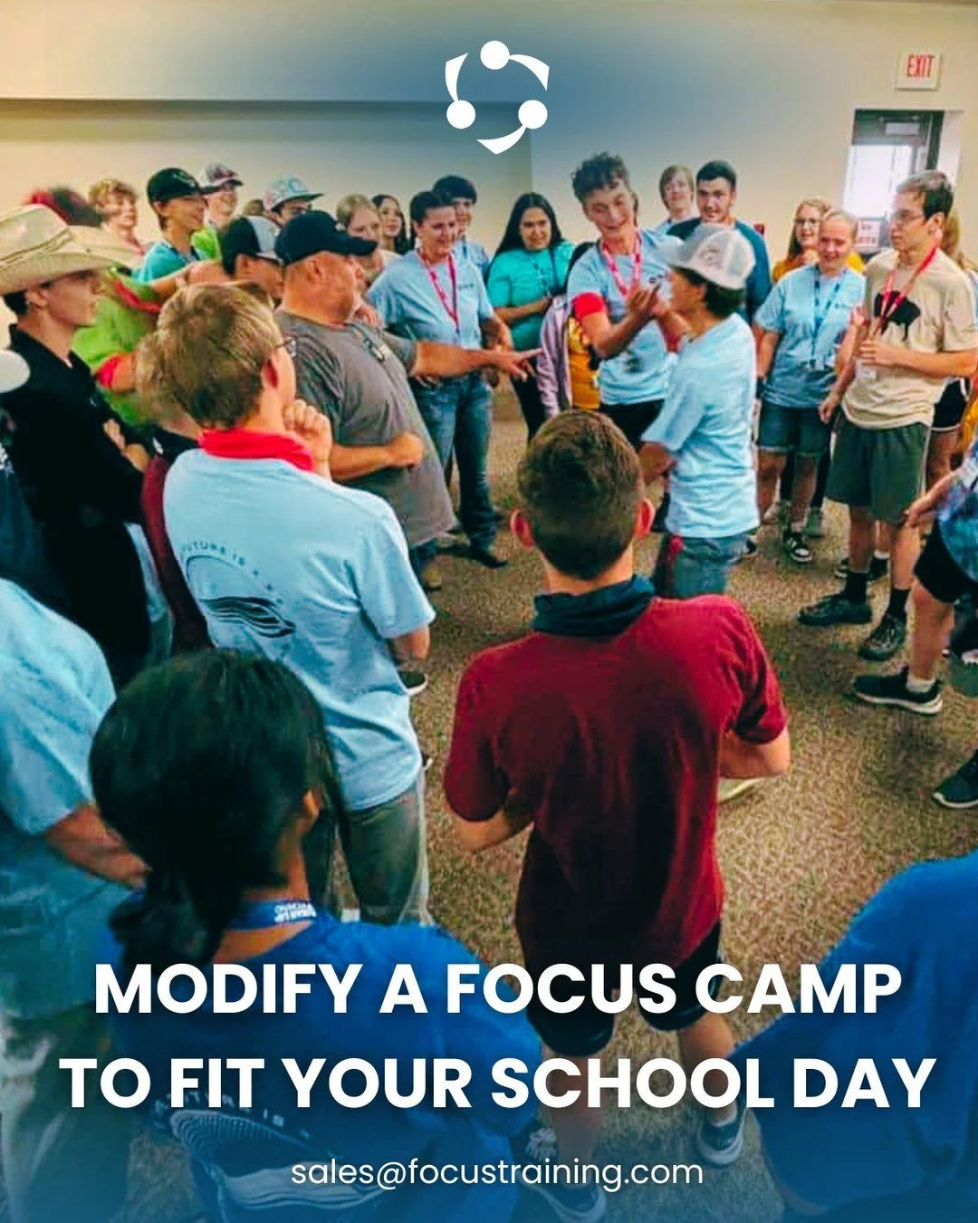 Our camps can be adjusted to single-day, high-energy experiences right at your school, making them the perfect fit for testing days, professional development days, or any time you want to re-engage your students. ✅ 

📨 sales@focustraining.com