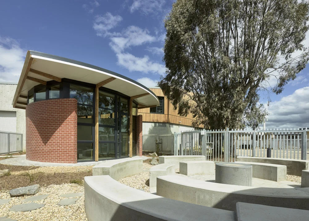 Multi-Faith Chapel and Contemplative Garden. Photography by Scott Burrows Photography.