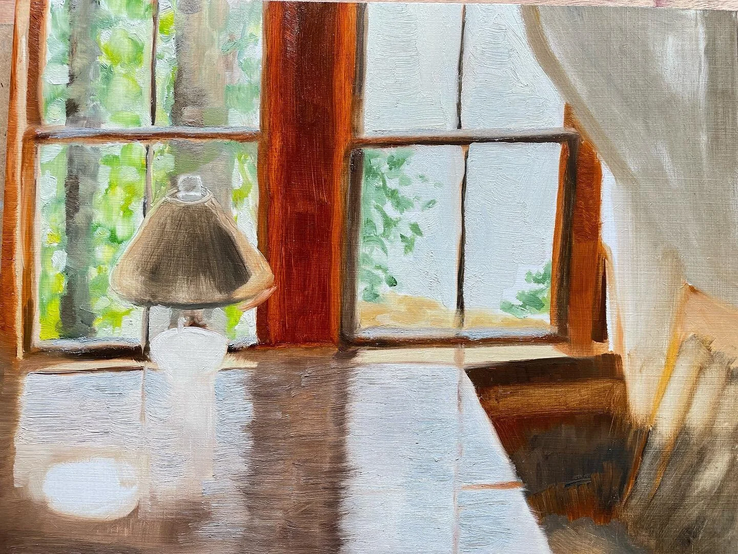 In process 11x14 oil on board
