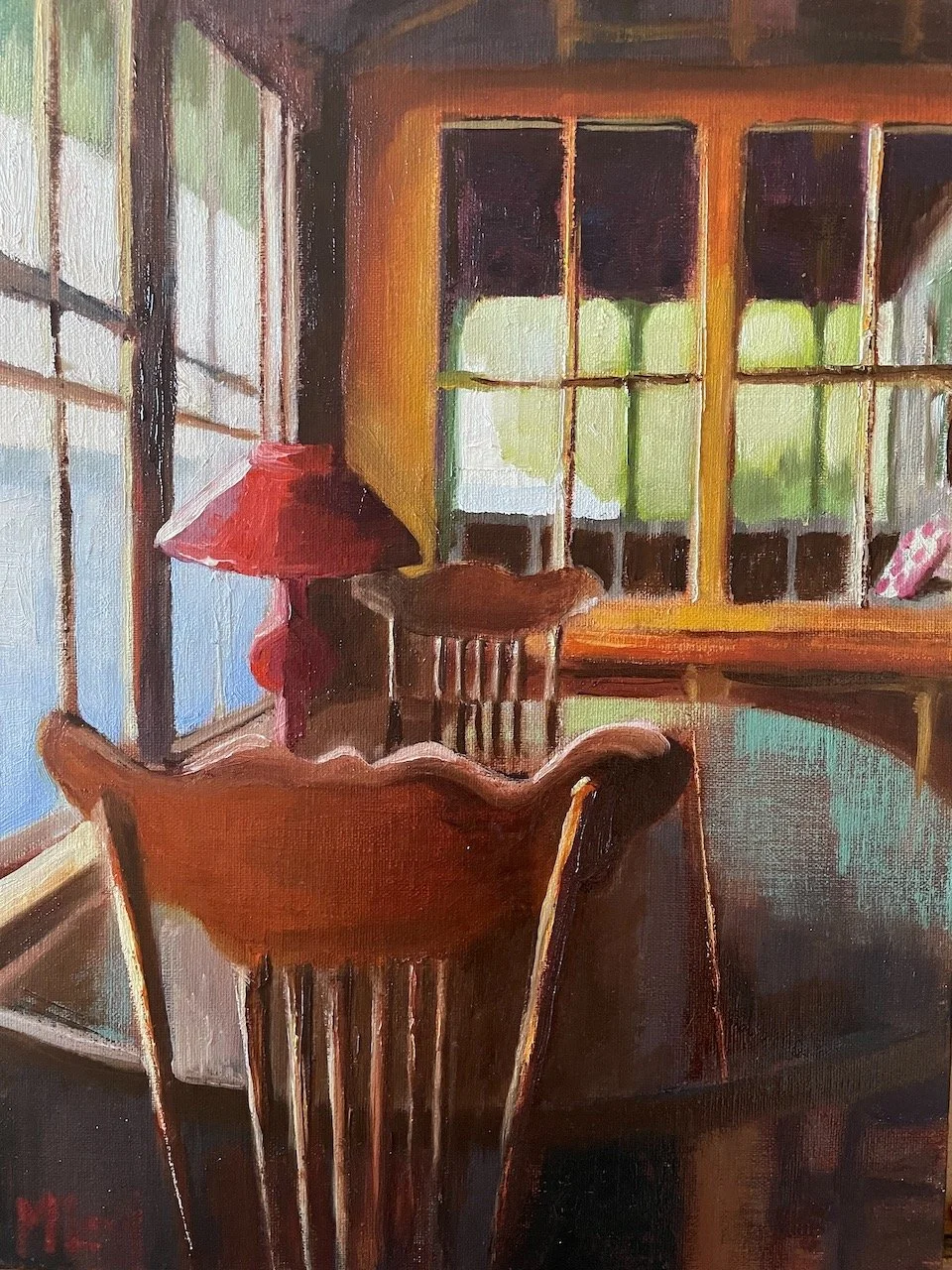 Edgewater Before Lunch. 9x12 oil on panel. SOLD