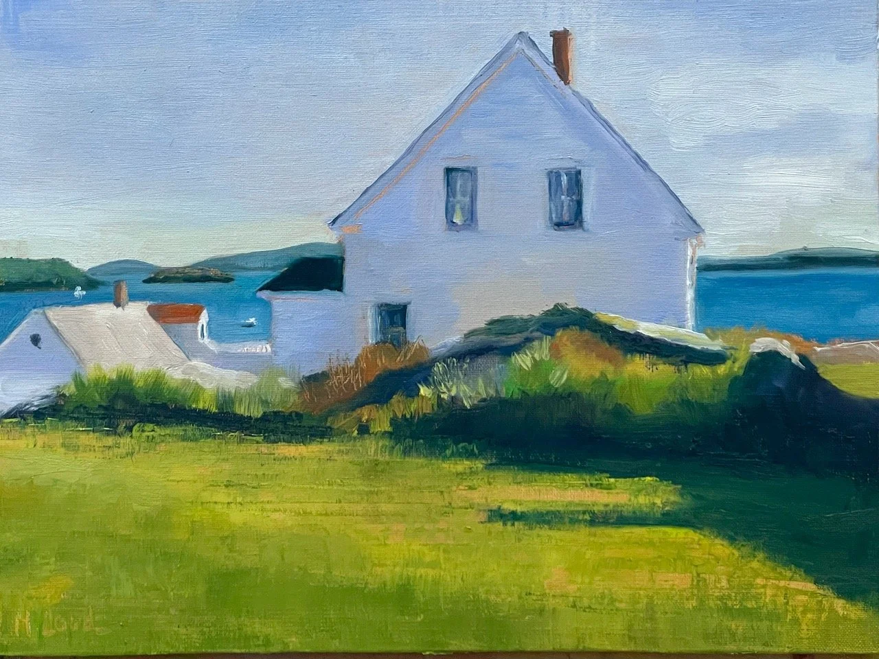 Stonington Glow 8x10 oil on panel. Private Collection.