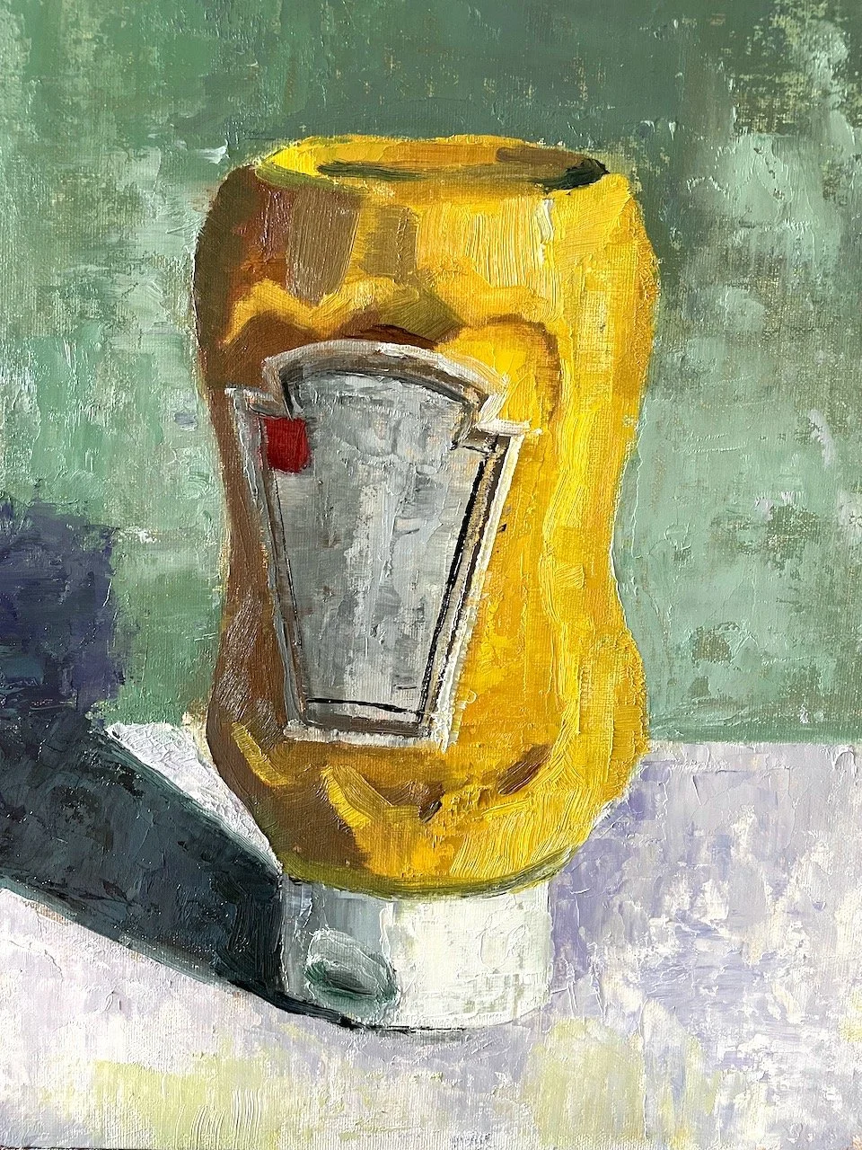 Mustard. 9x12 oil on panel. $650. Available.