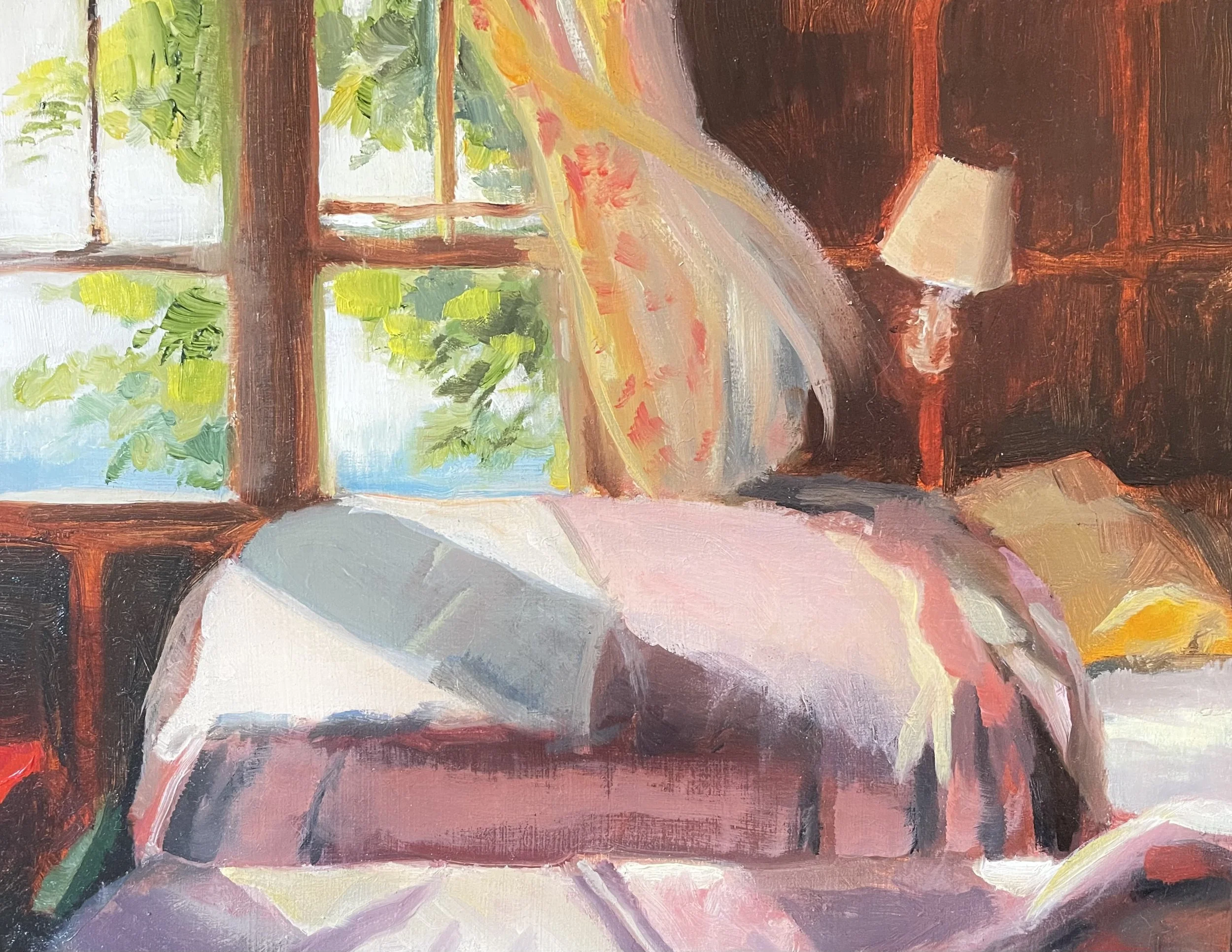 Morning Breeze off the Cove. 6x8 oil on panel. $300. Available