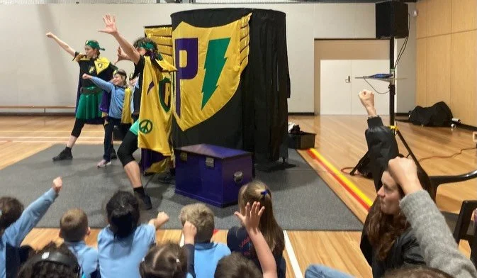 We had a great incursion today called the Protector learning about being a good friend, providing us with strategies when we see or hear things that we need help with!