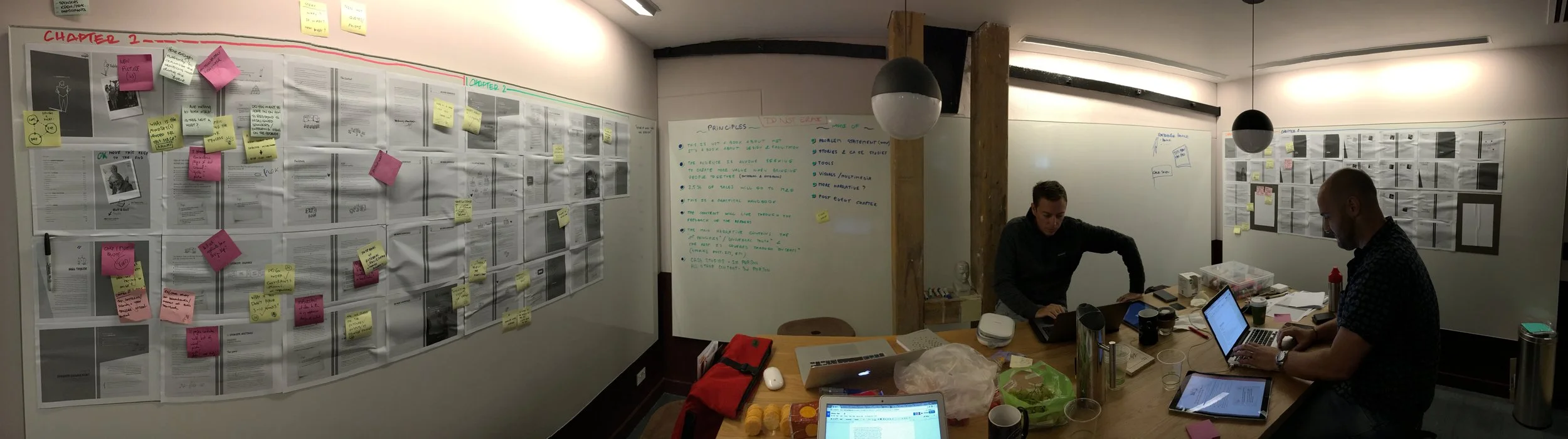 Making the content visual and tactile really contributed strongly to the experience, the process and out output.