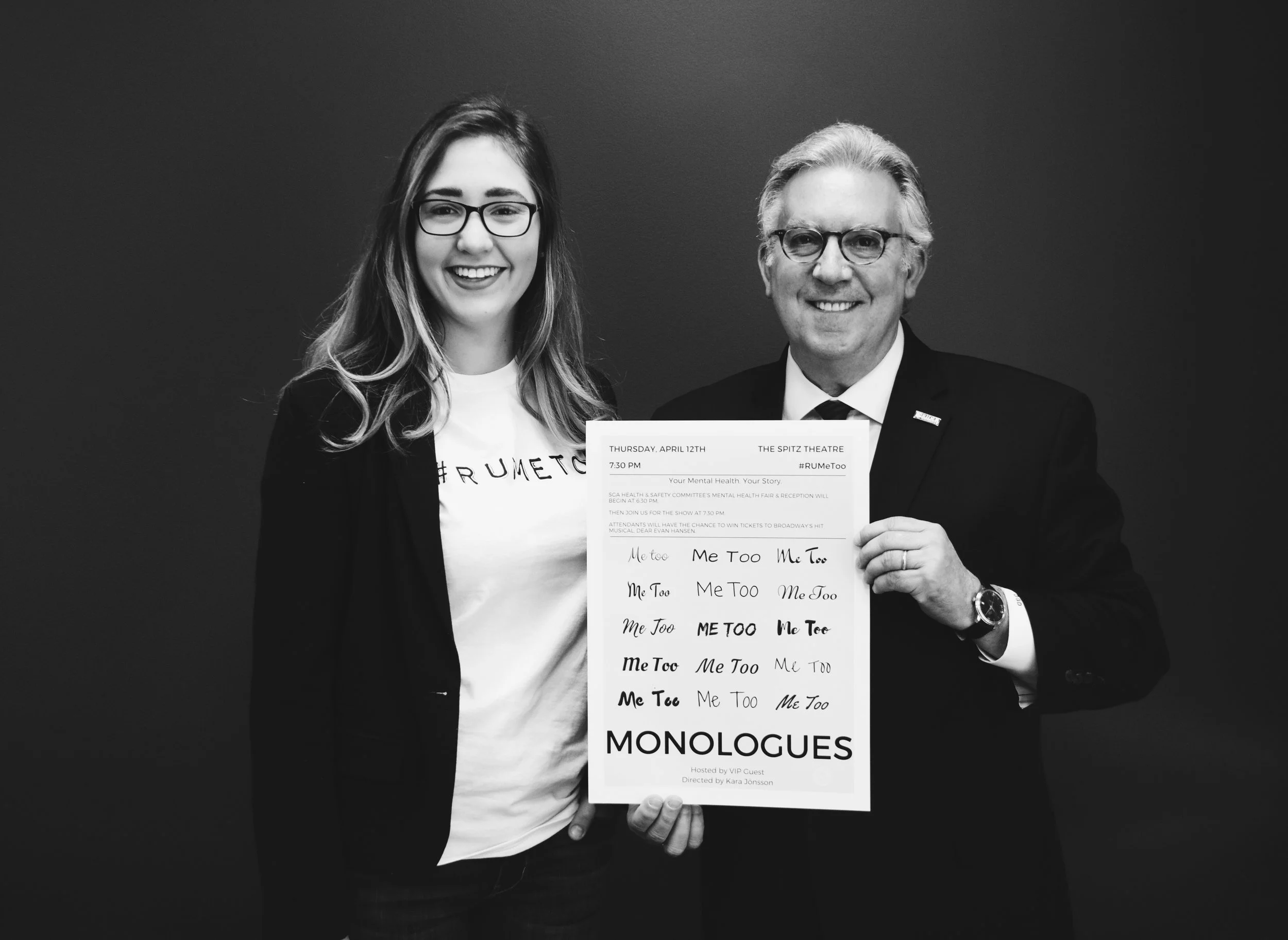  Me Too Monologues April 2018: Kara will University President Gregory G. Dell'Omo 
