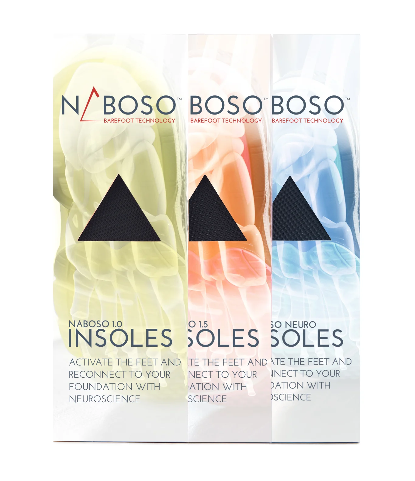 Naboso™ Adult 1.0, 1.5 & Neuro Insoles Bundle