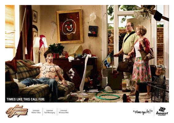 Boost Mobile Print Advertisement
