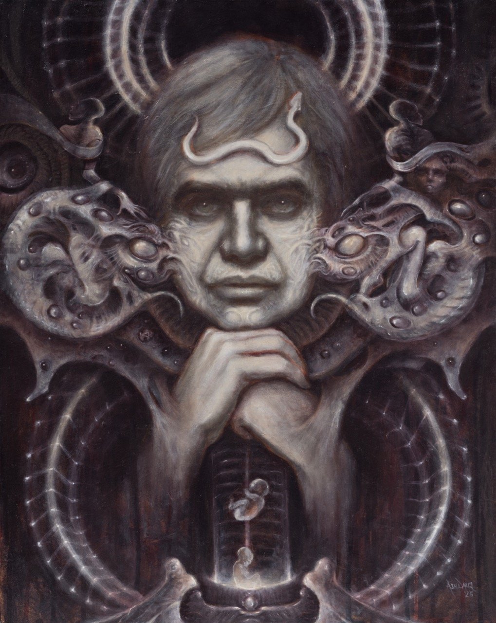 "H. R. Giger" Original Painting