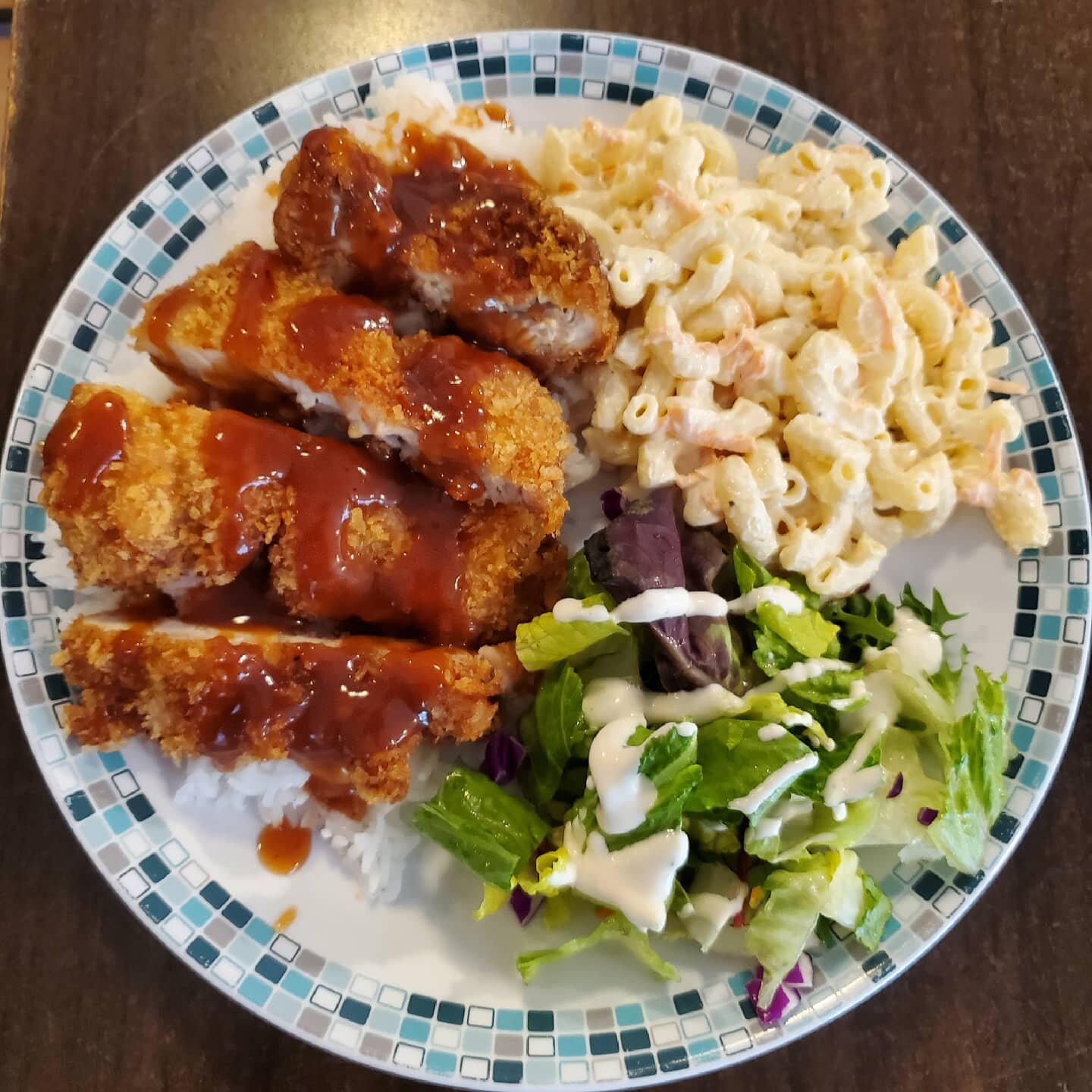 Just a normal night of Cathy's Cooking. Chicken Katsu.