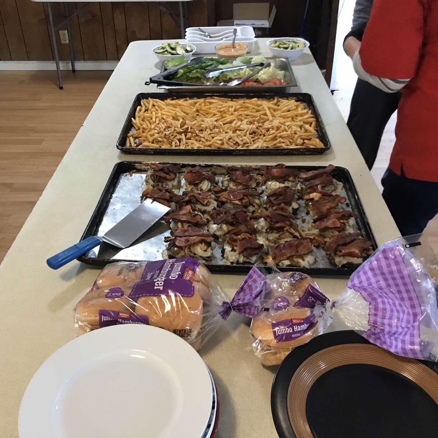 Here at the Lodge, every day is a feast! Big shout out to our Chef Cathy who never disappoints!