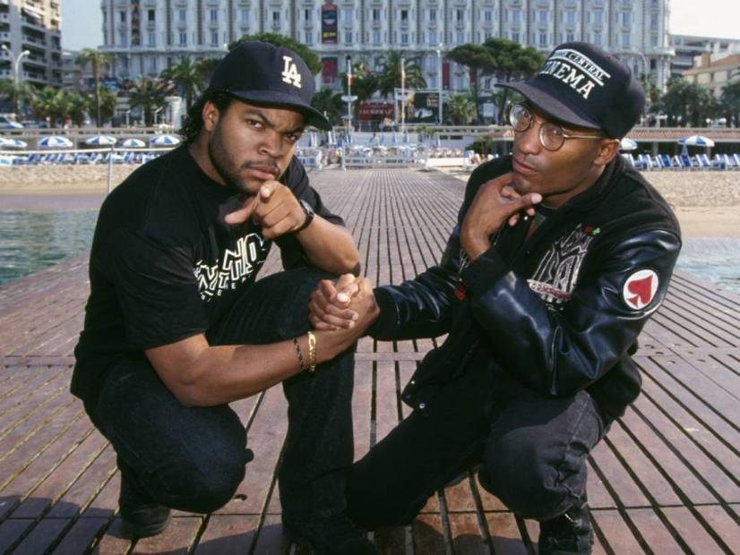 John Singleton and Ice Cube.