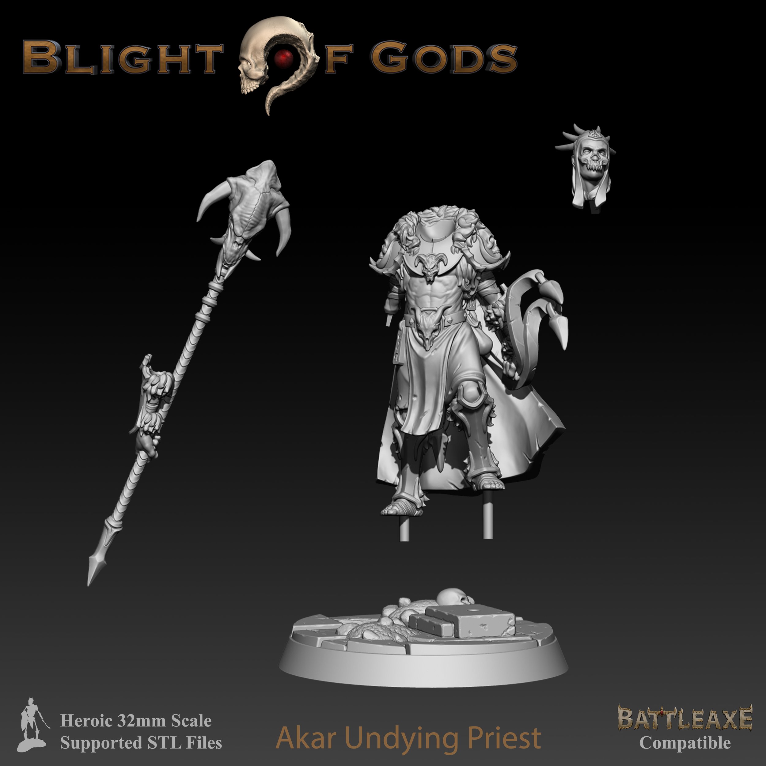 BG Akar Undying Priest ProductPromoSculpt Ex net 002.jpg