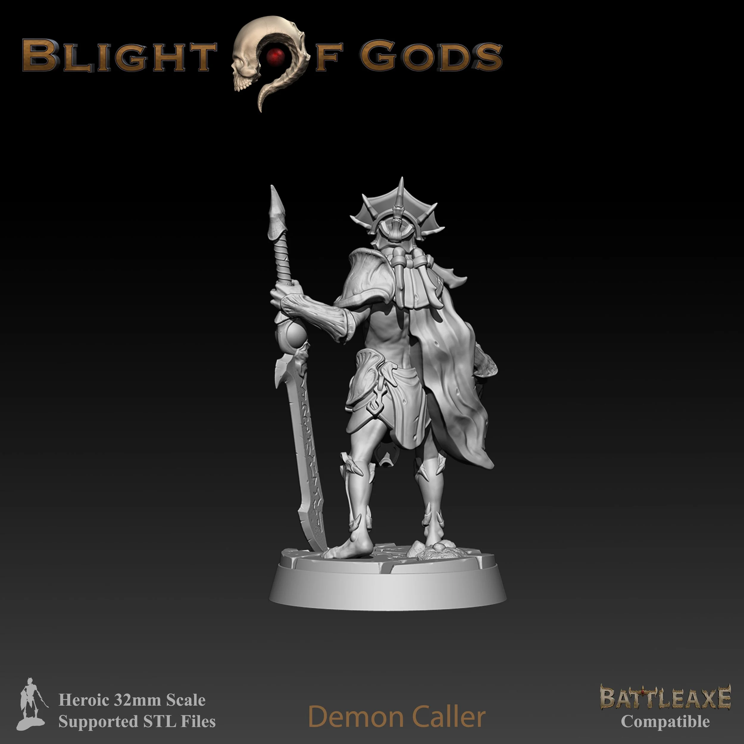 Dark Spawn Demon Caller ProductPromoSculpt Bk net 002.jpg