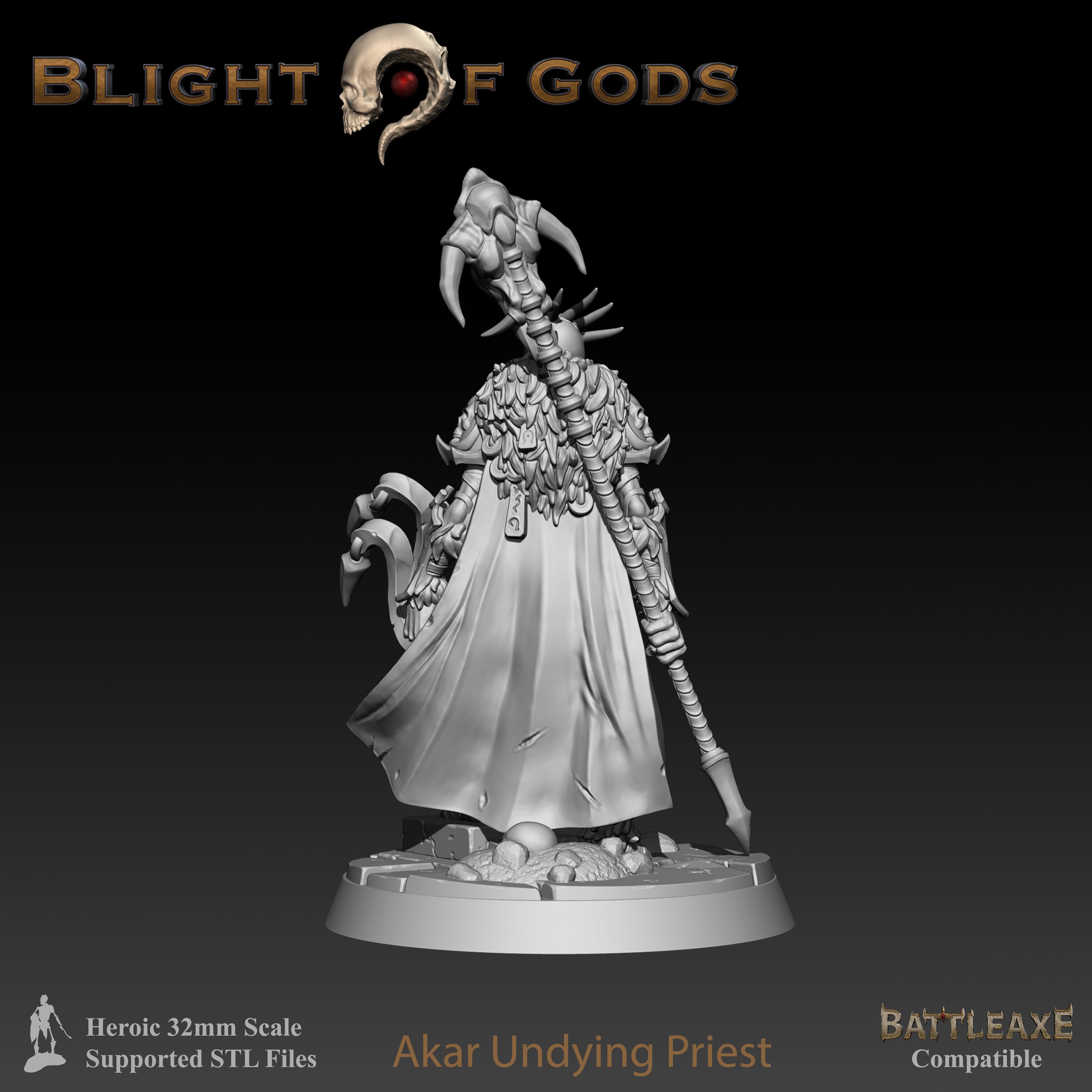 BG Akar Undying Priest ProductPromoSculpt Bk net 002.jpg