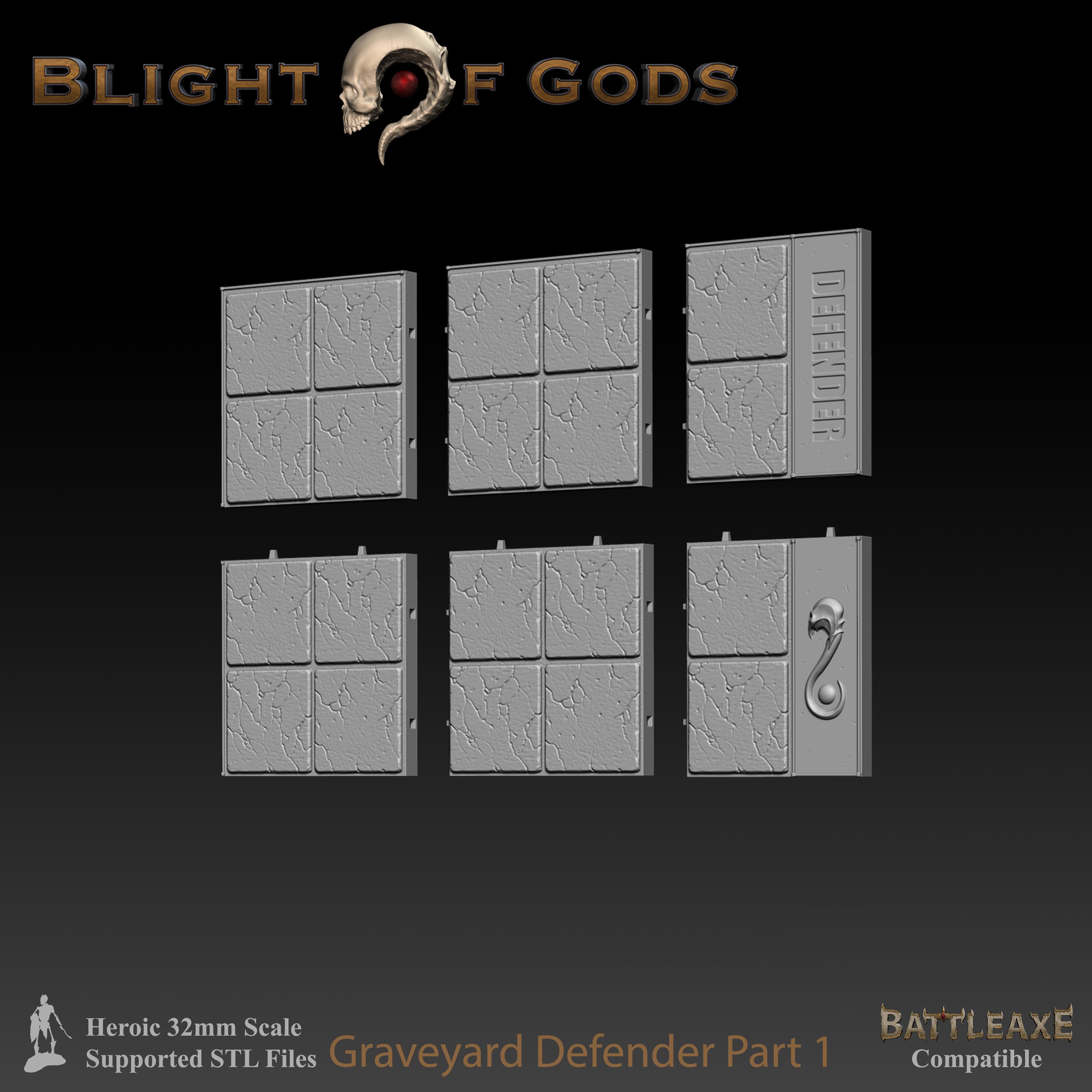 BG Battleaxe Graveyard Defender Part 1 ProductPromoSculpt Ex net 002.jpg
