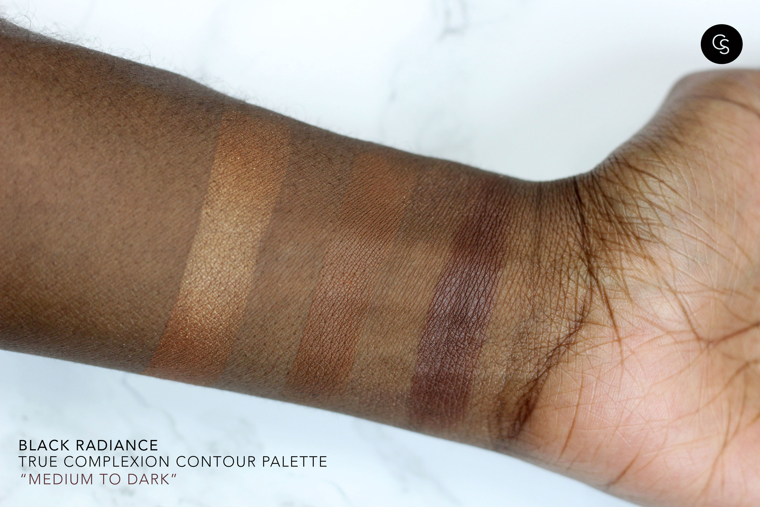 Radiance True Complexion Contour Kit in Medium Dark | Cocoa Swatches Cocoa Swatches