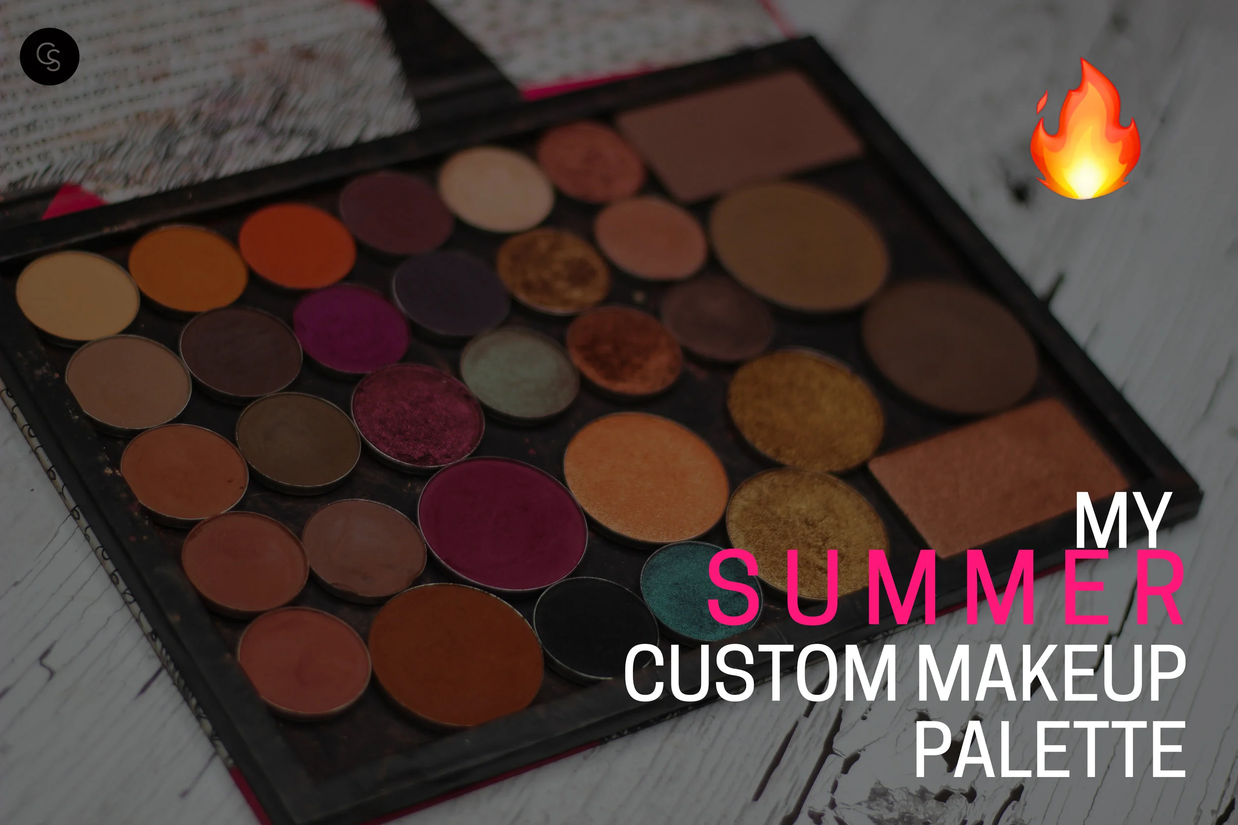 My Summer Custom Makeup Palette