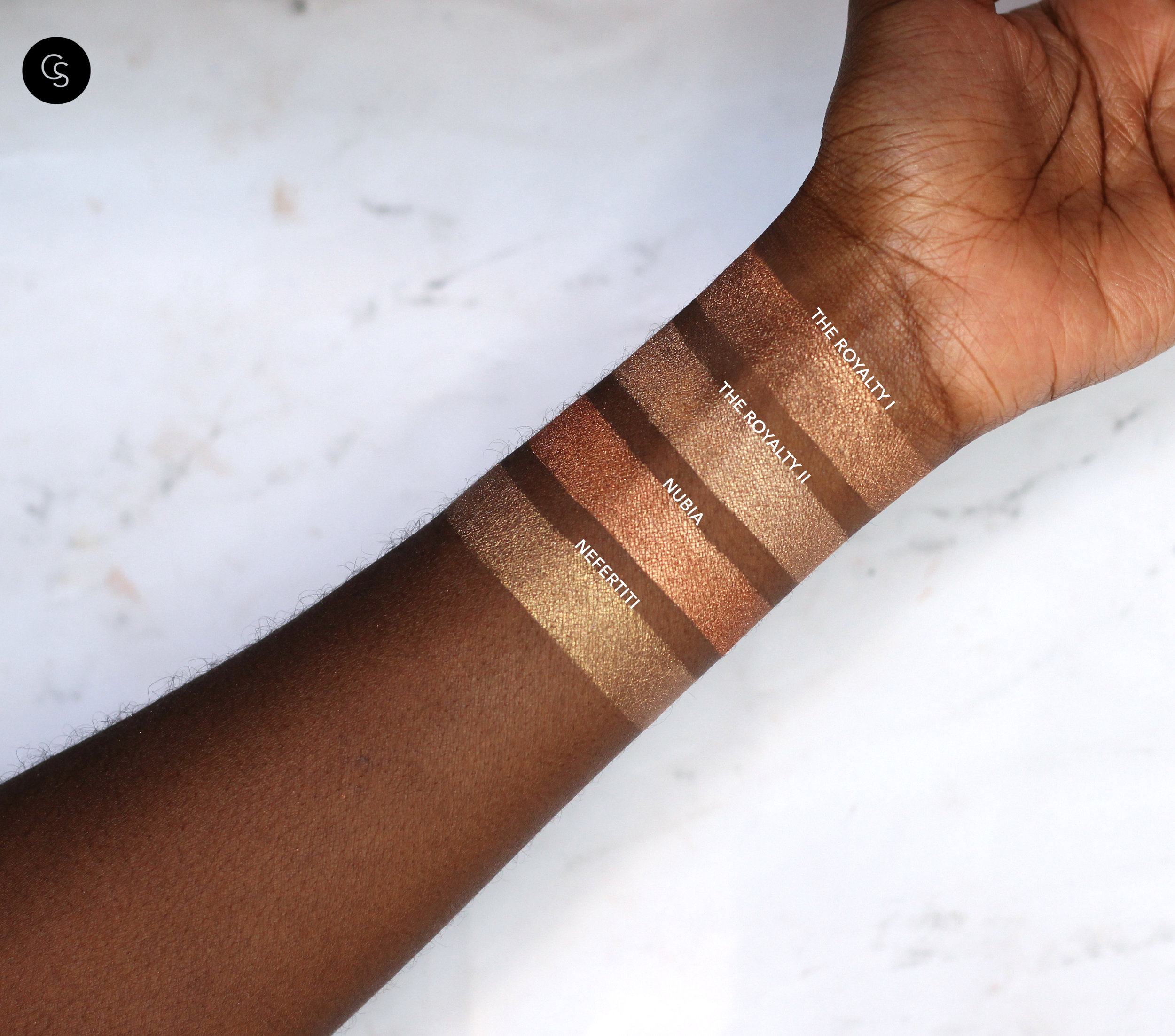 Loose Highlighters - Juvias Place Cocoa Swatches