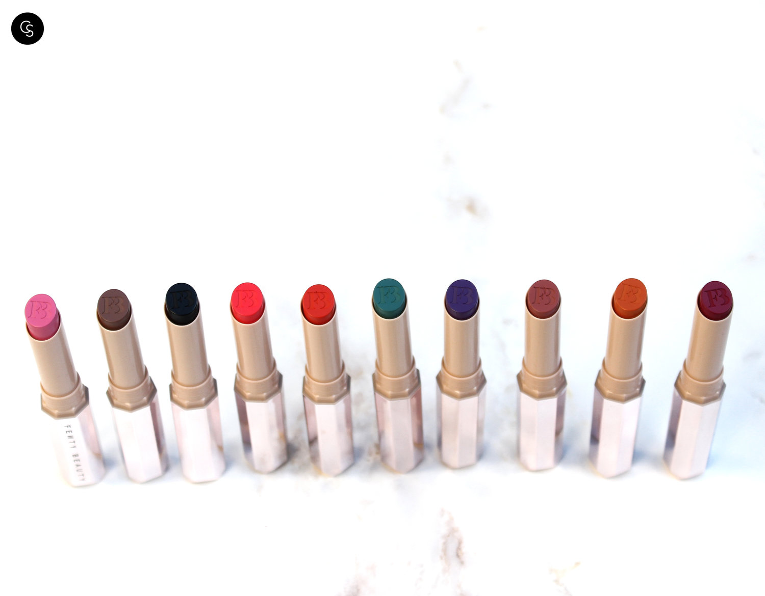 New Mattemoiselle Lip Shades Fenty Beauty Cocoa Swatches
