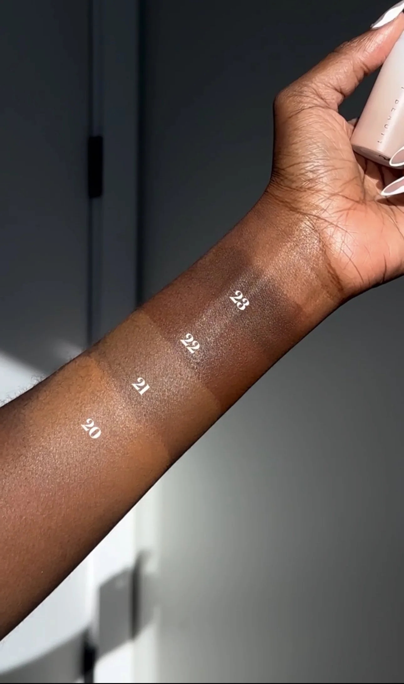 Swatching the Fenty Beauty Eaze Drop Sticks On Dark Skin